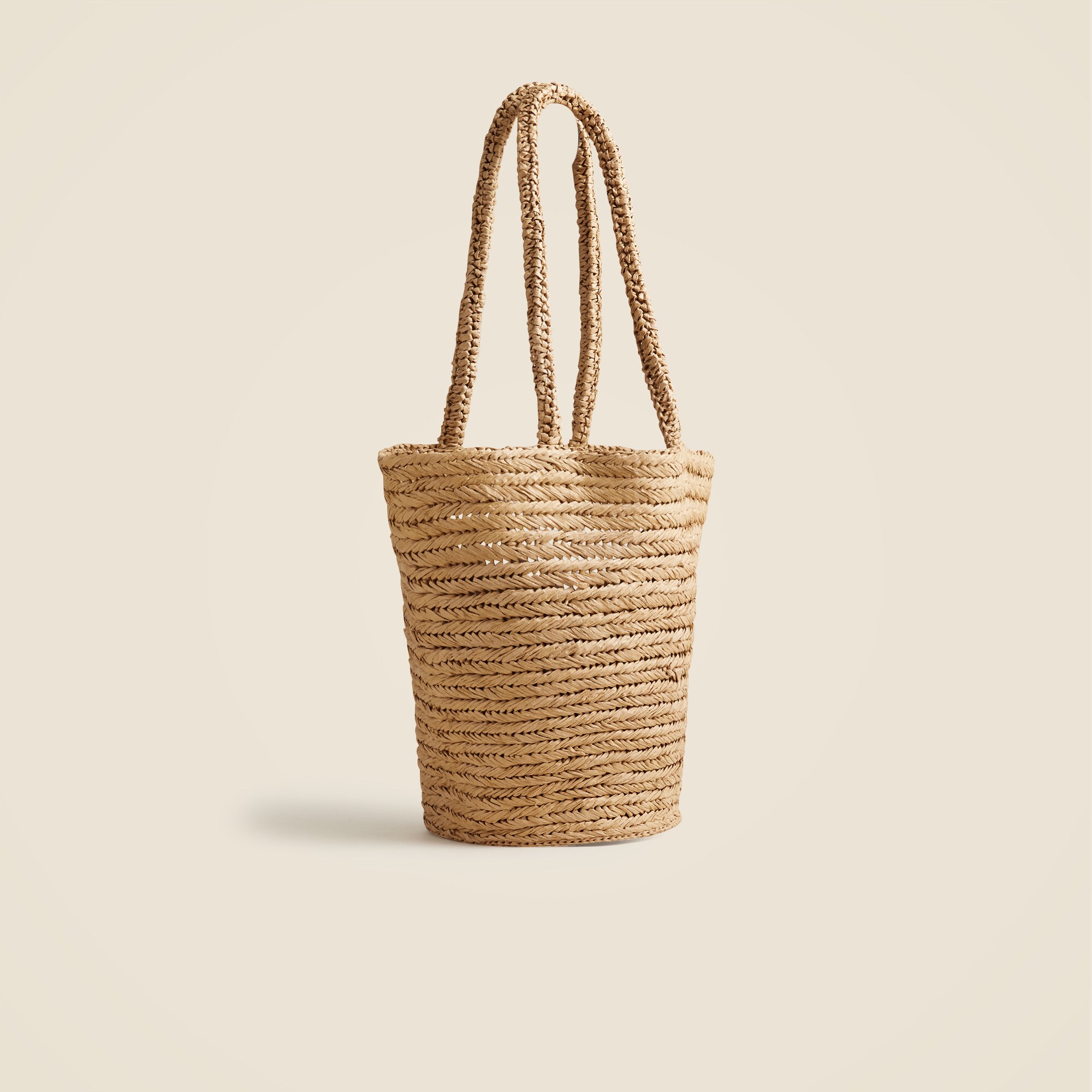 Malta handwoven straw tote