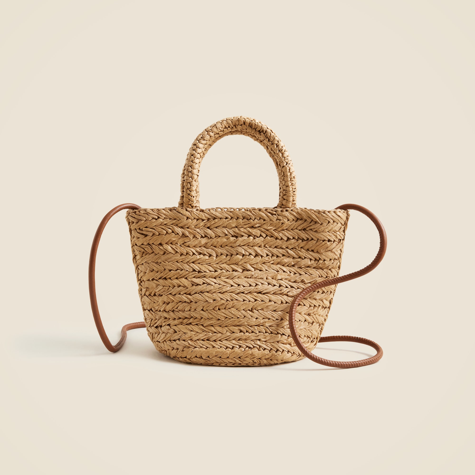 womens Small Malta handwoven straw bag