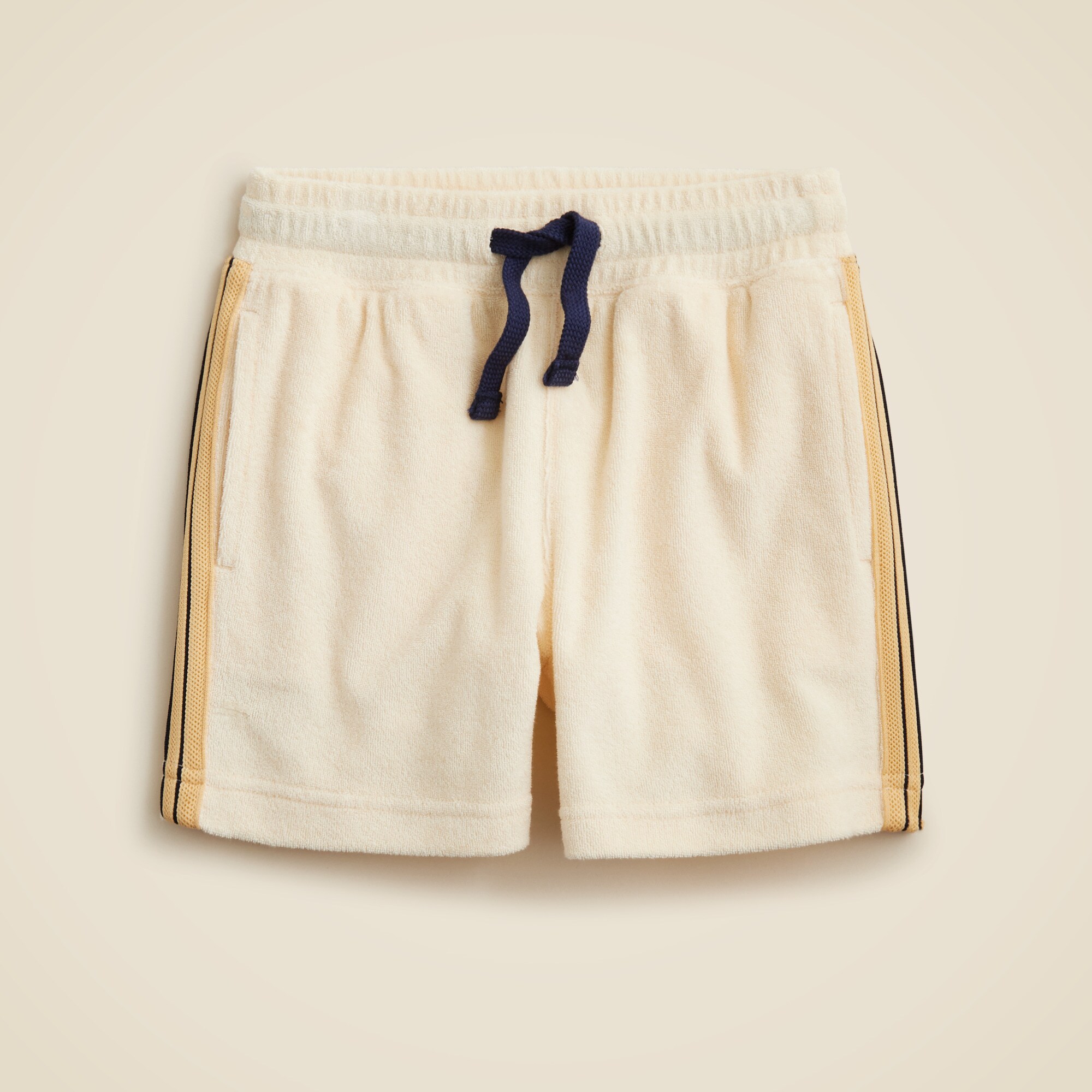 boys Kids' side-stripe pull-on short in towel terry