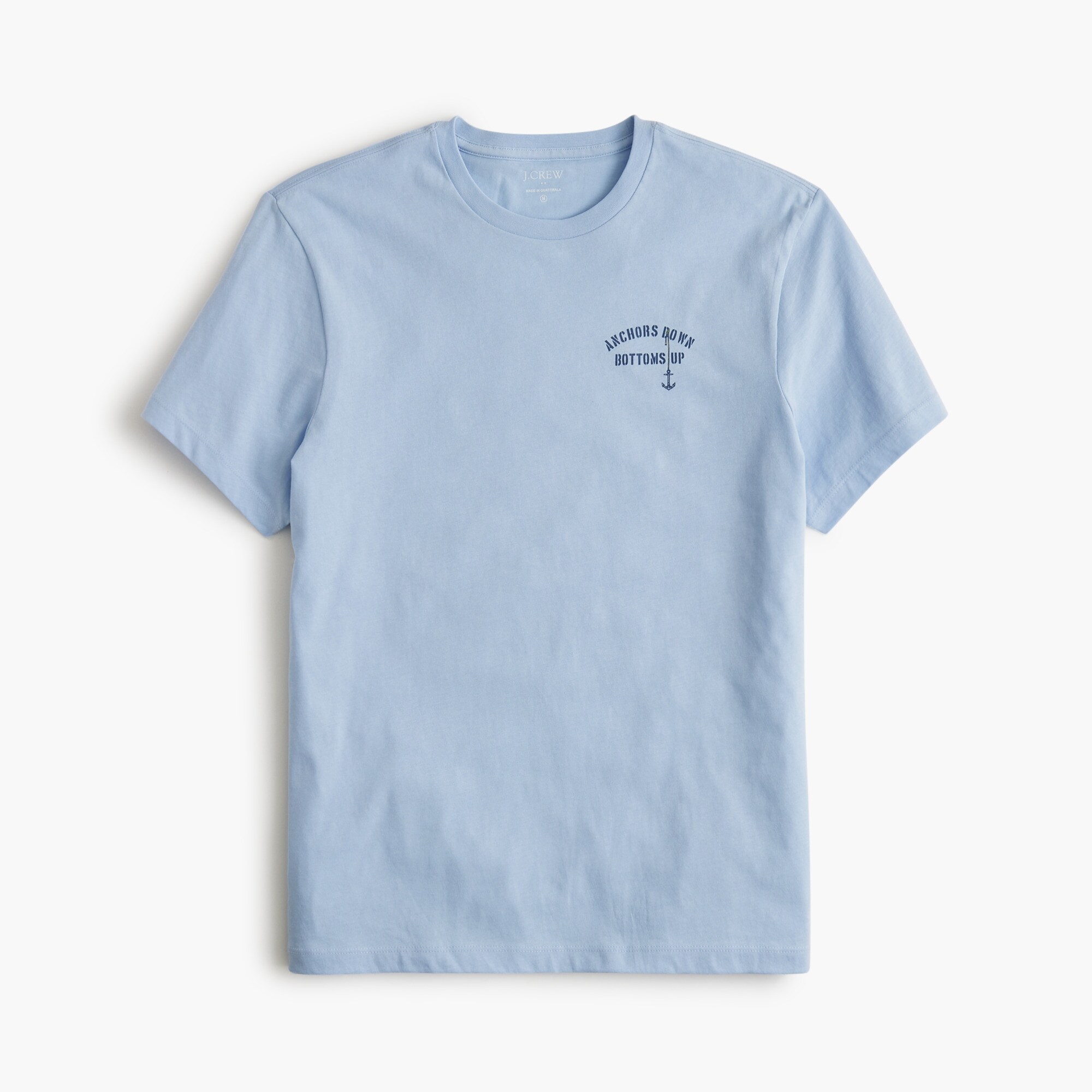 "bottoms up" graphic tee for men