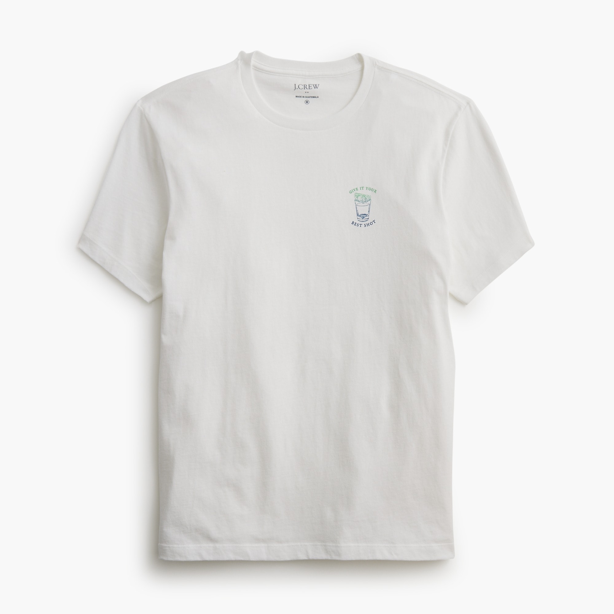 "give it your best shot" graphic tee for men