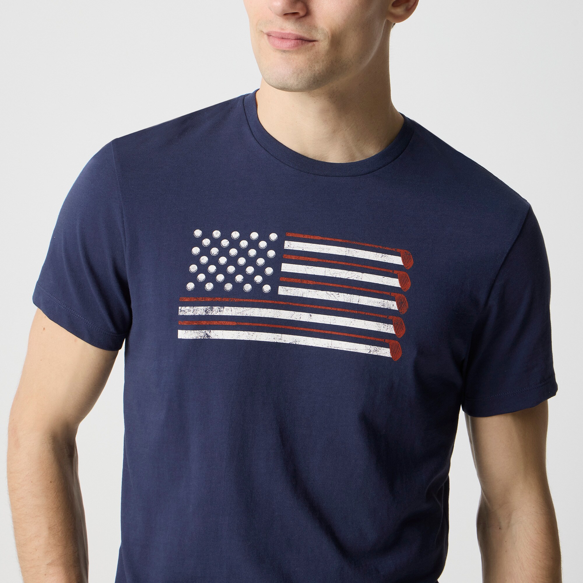 Golf flag graphic tee