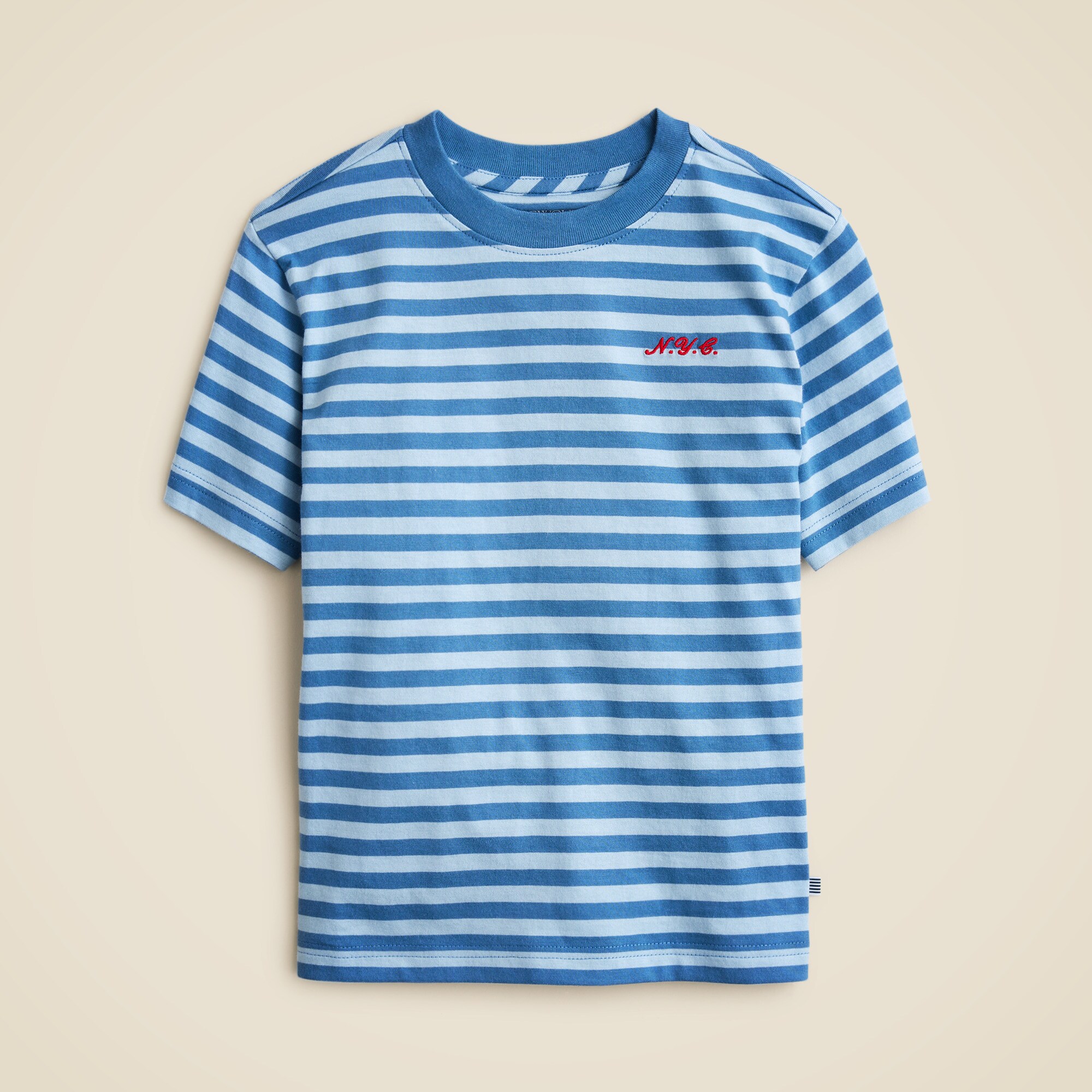 Kids' short-sleeve NYC embroidered graphic T-shirt