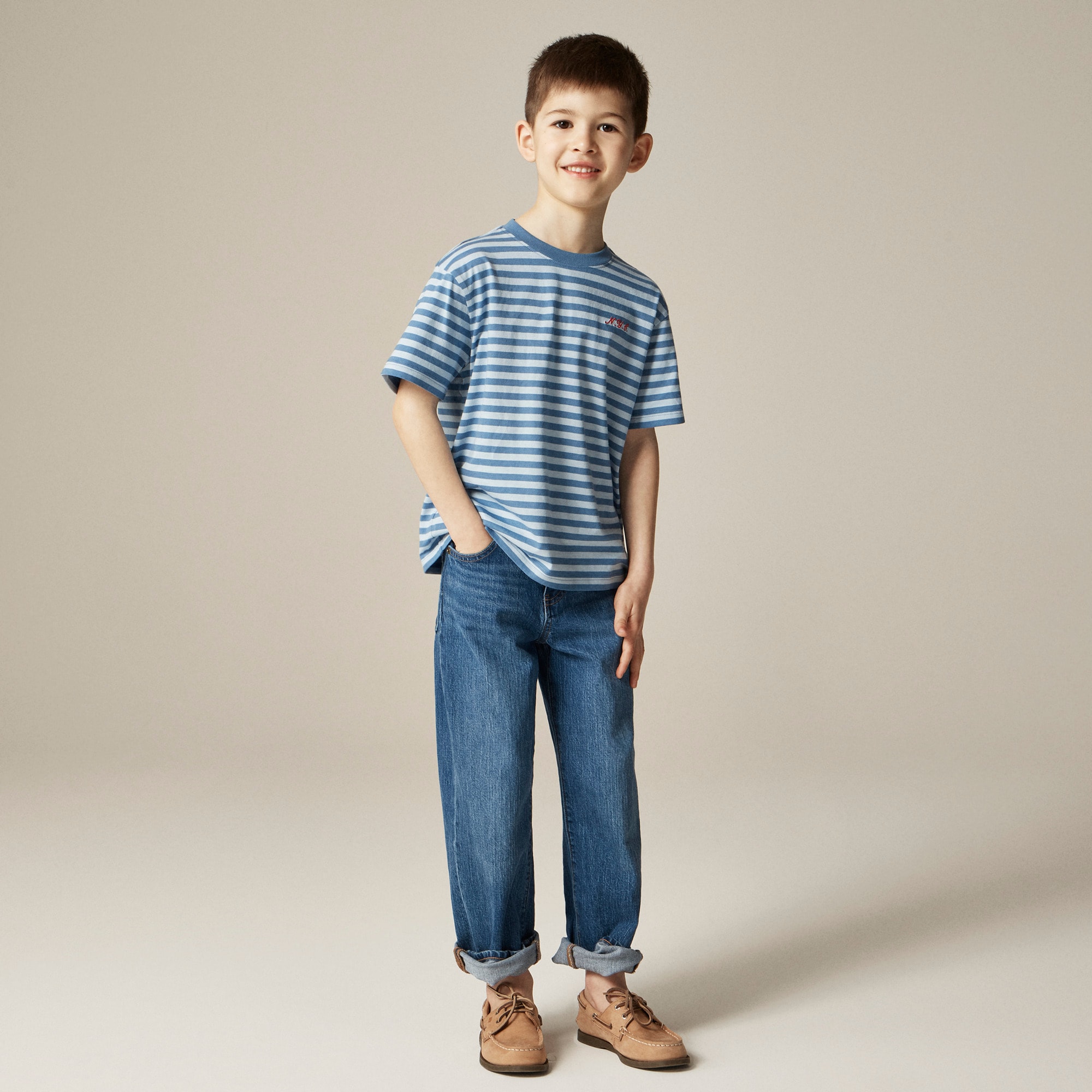 Kids' Short-sleeve NYC Embroidered Graphic T-shirt For Boys | J.Crew