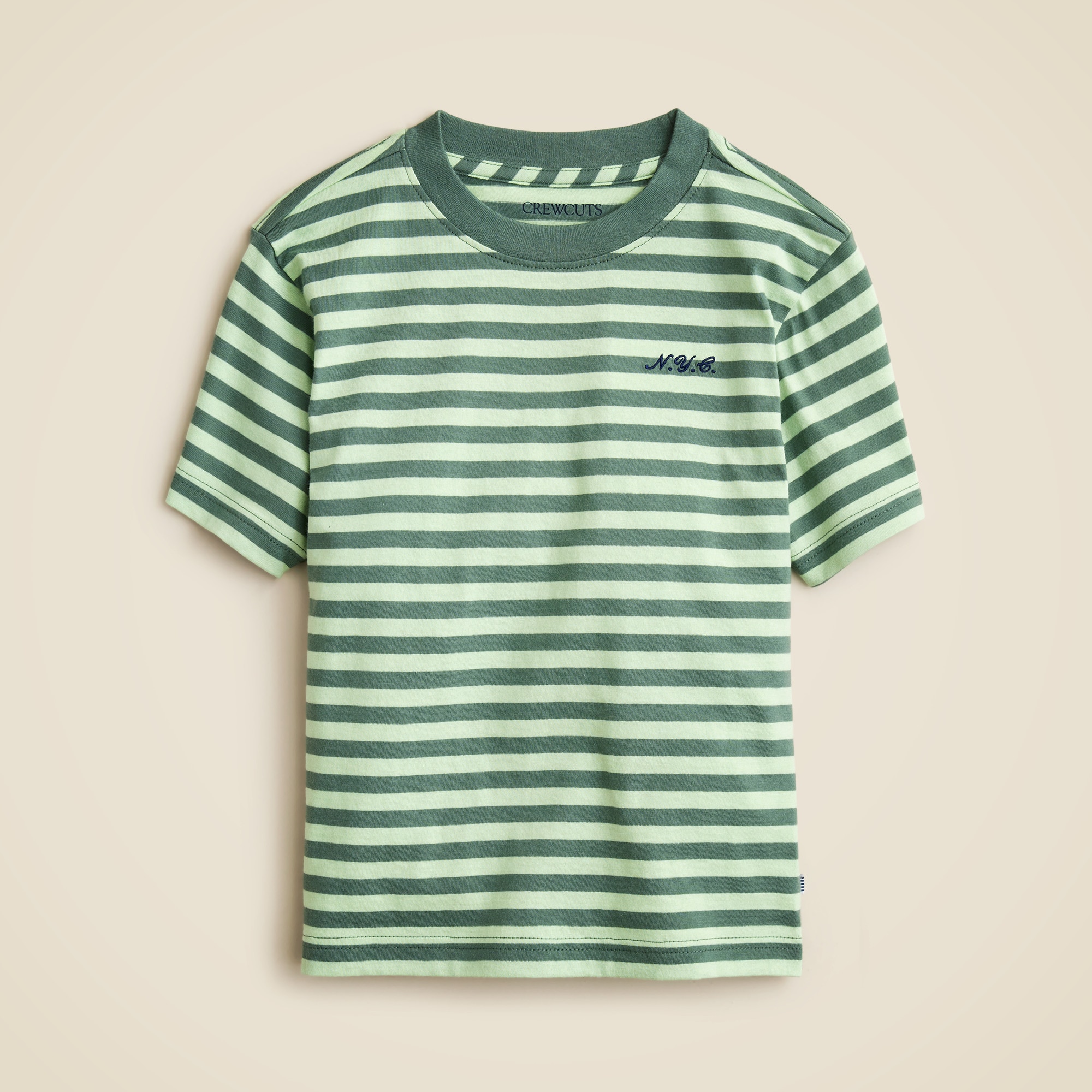 Kids' short-sleeve NYC embroidered graphic T-shirt