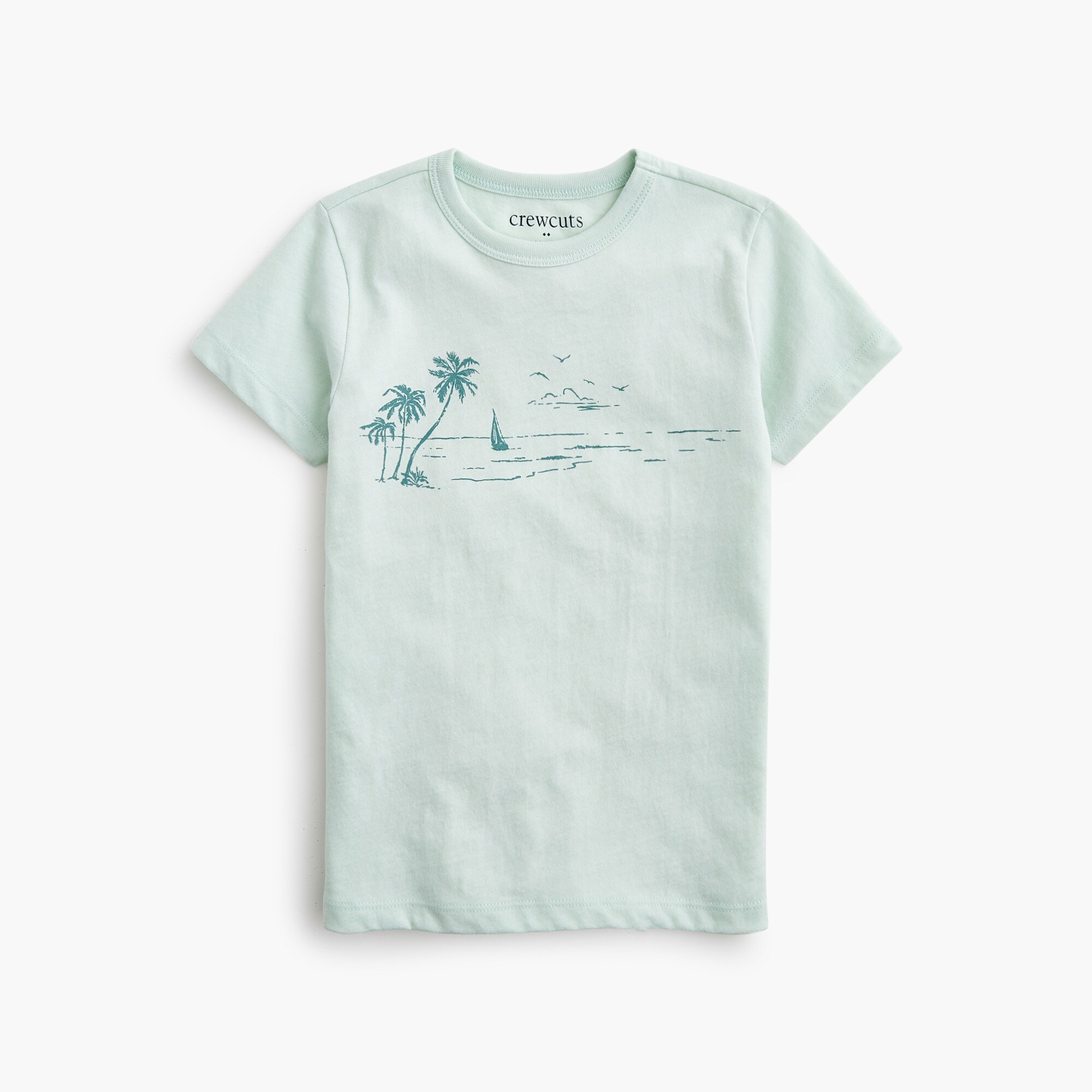 Boys' scenic beach graphic tee