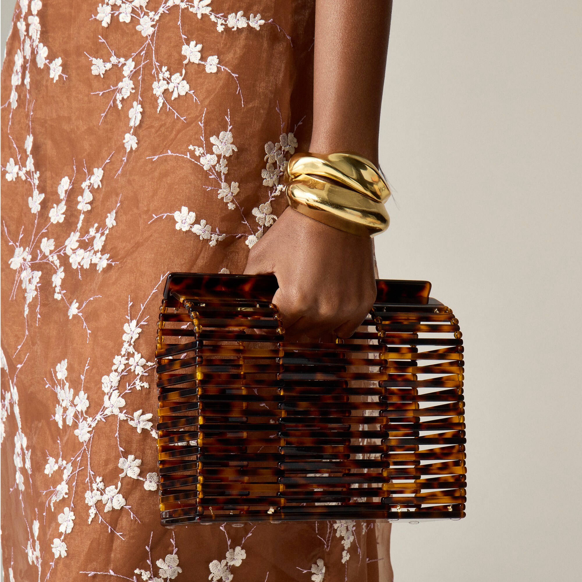 Tortoise Shell Clutch For Women | J.Crew