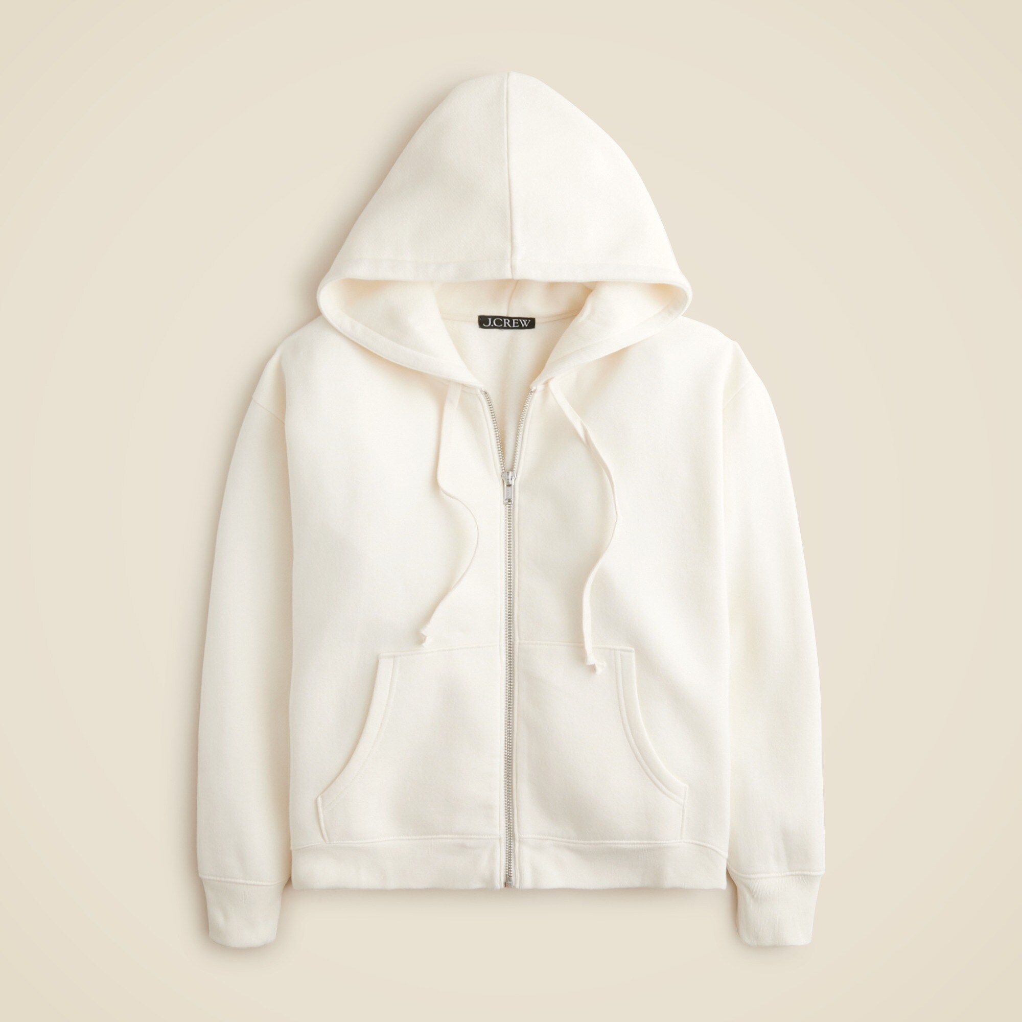 womens New heritage fleece zip-up hoodie
