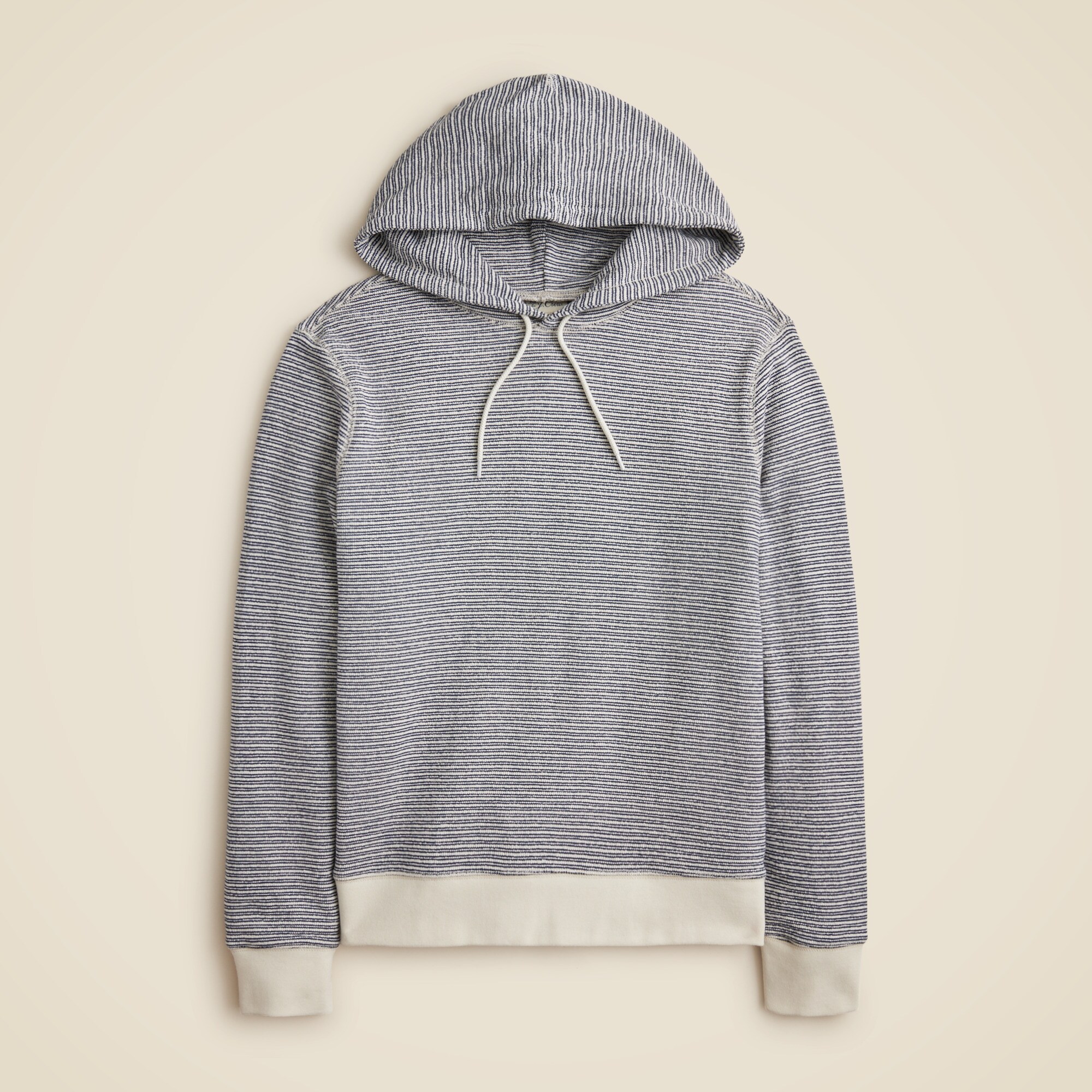 Textured Hooded Sweater-tee In Stripe For Men | J.Crew
