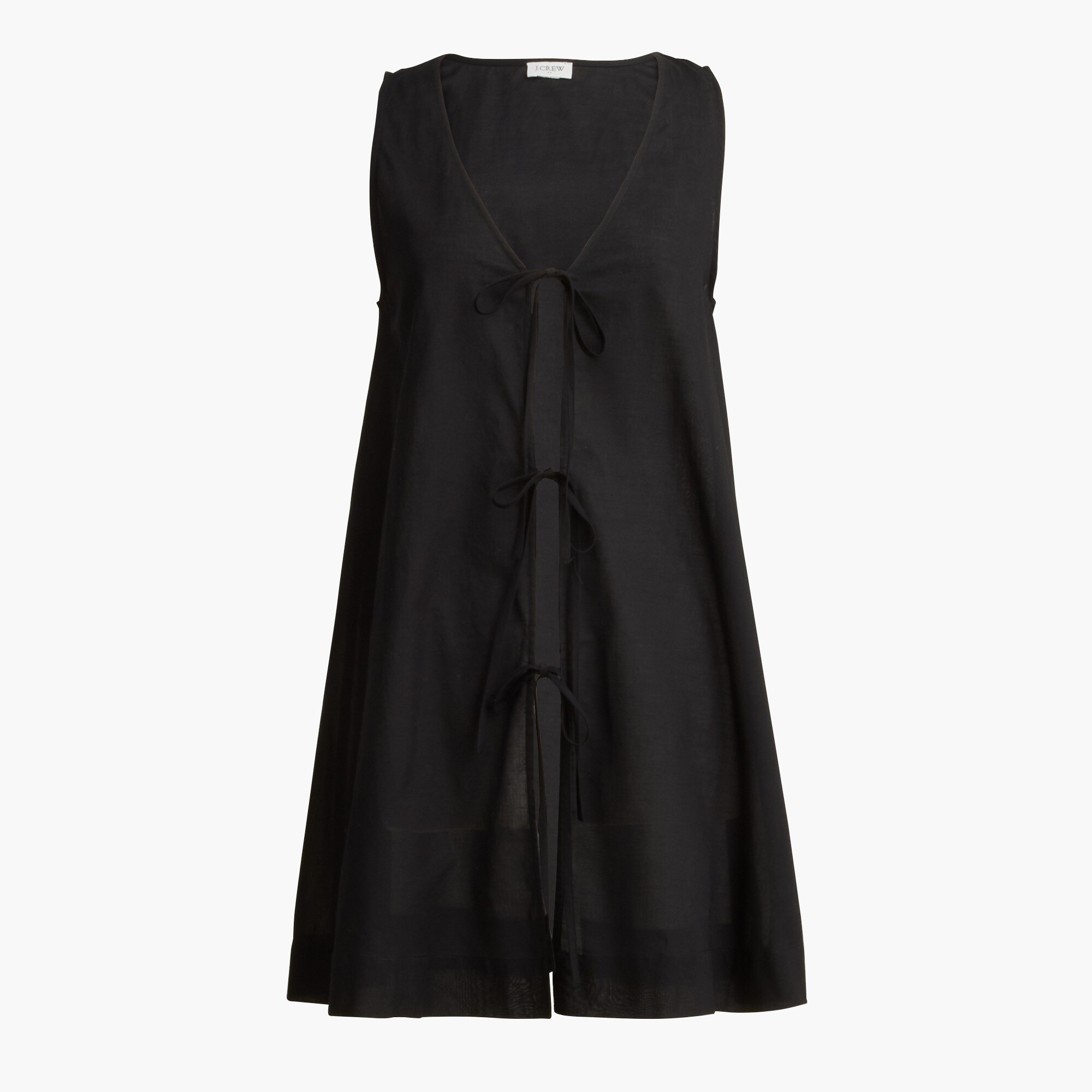 Tie-front beach dress