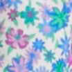 Printed tie-front beach dress WHITE BRIGHT GROTTO MUL
