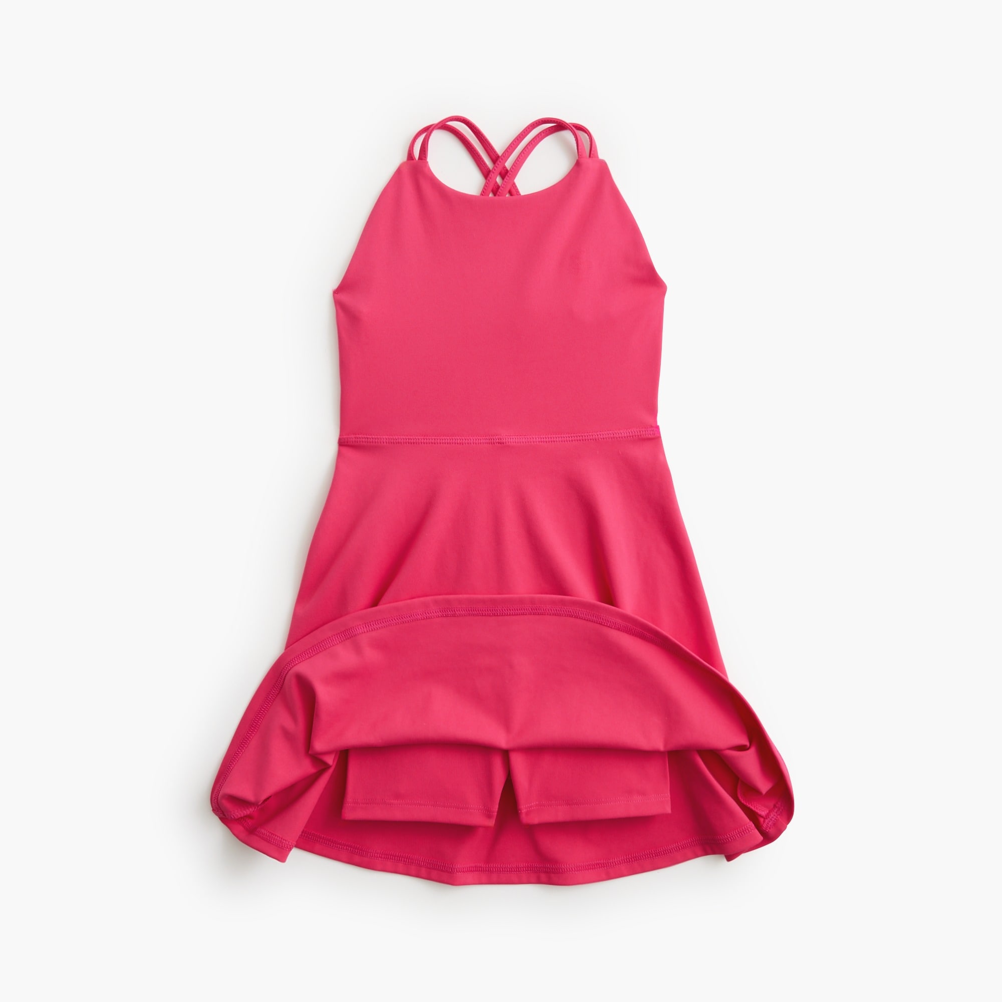 Girls' cross-back active dress