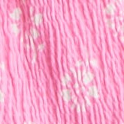Girls' tiered crinkle-knit skort TULIP PINK WHITE factory: girls' tiered crinkle-knit skort for girls