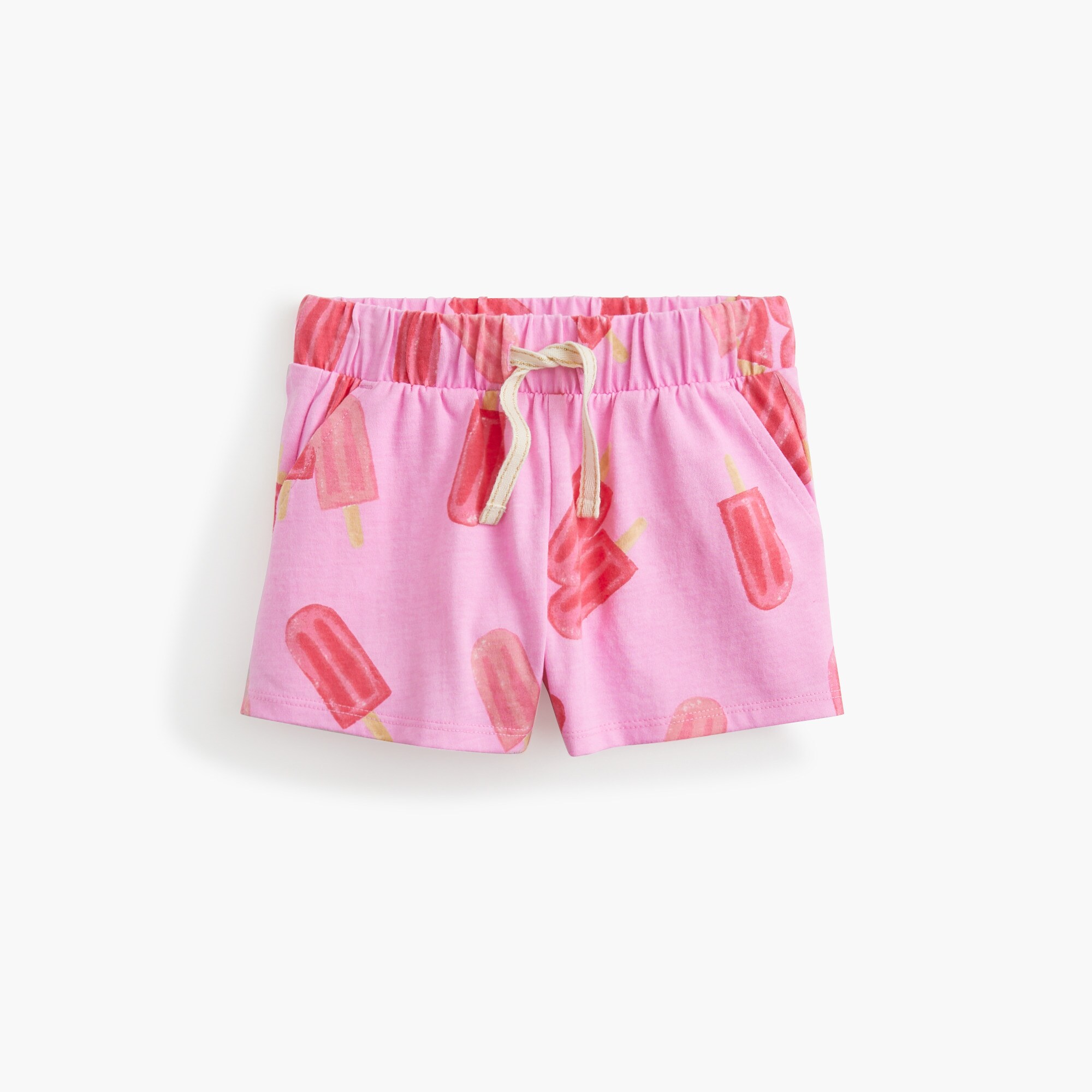 factory: girls' ice pop-print knit short for girls