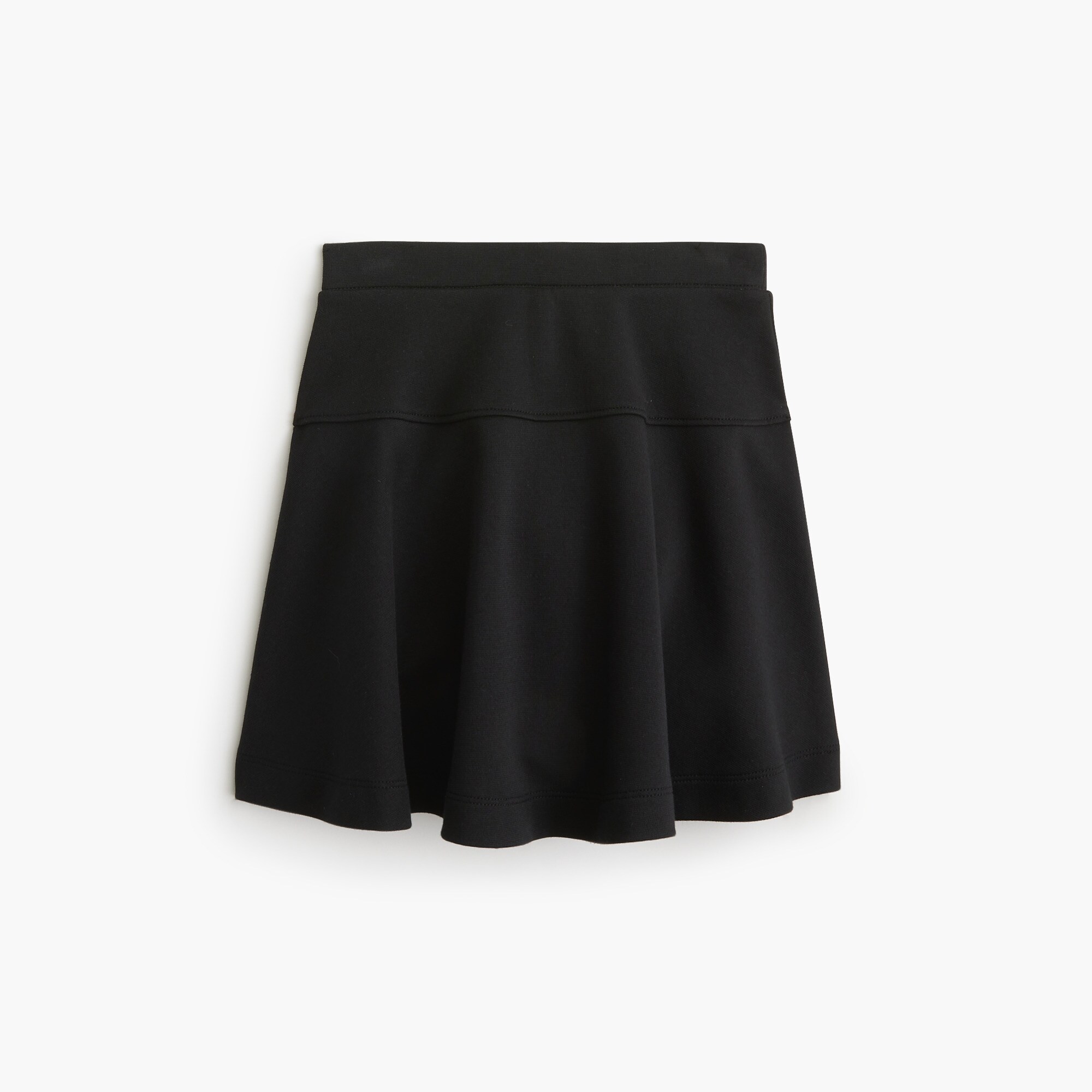 Girls' ponte uniform skort
