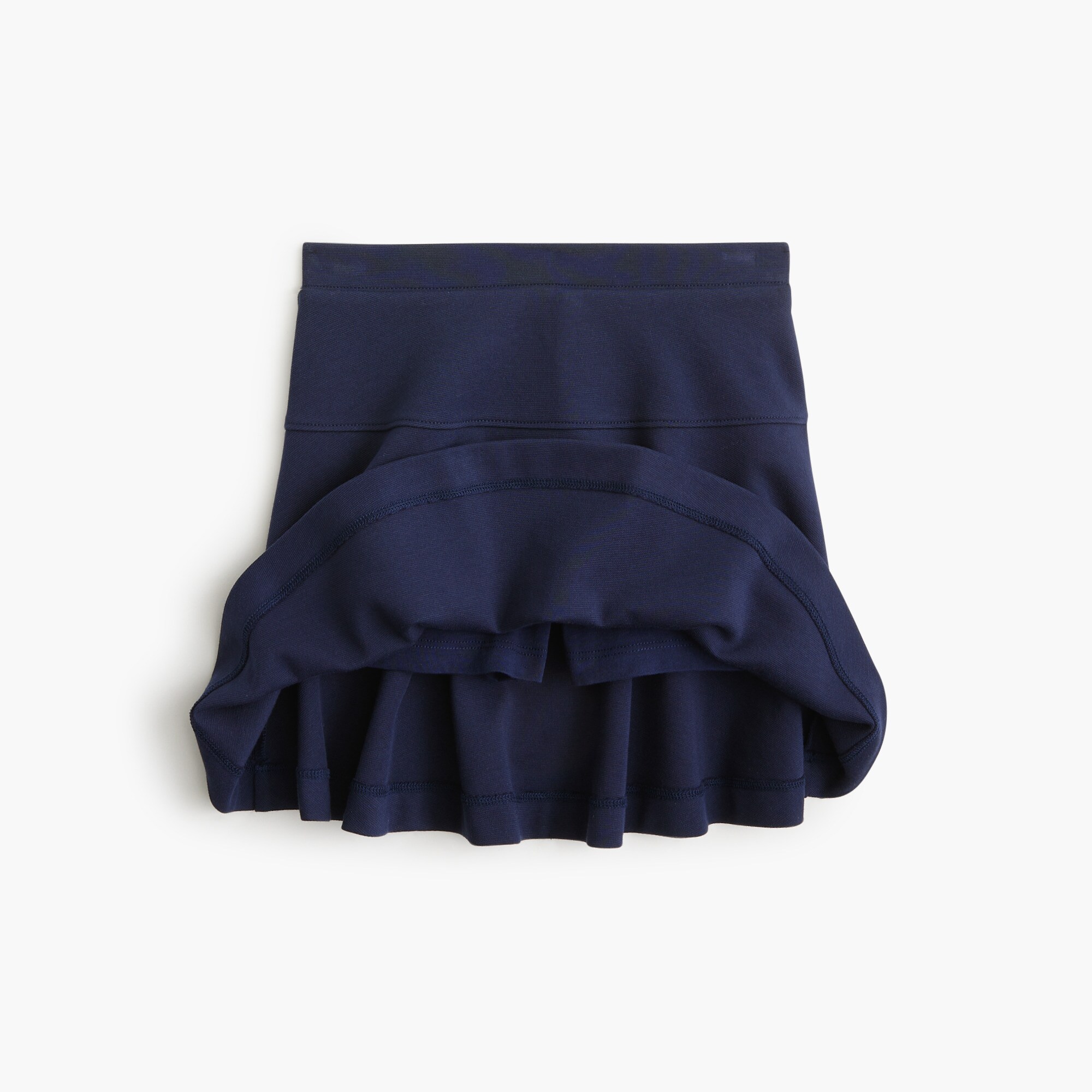 Girls' ponte uniform skort