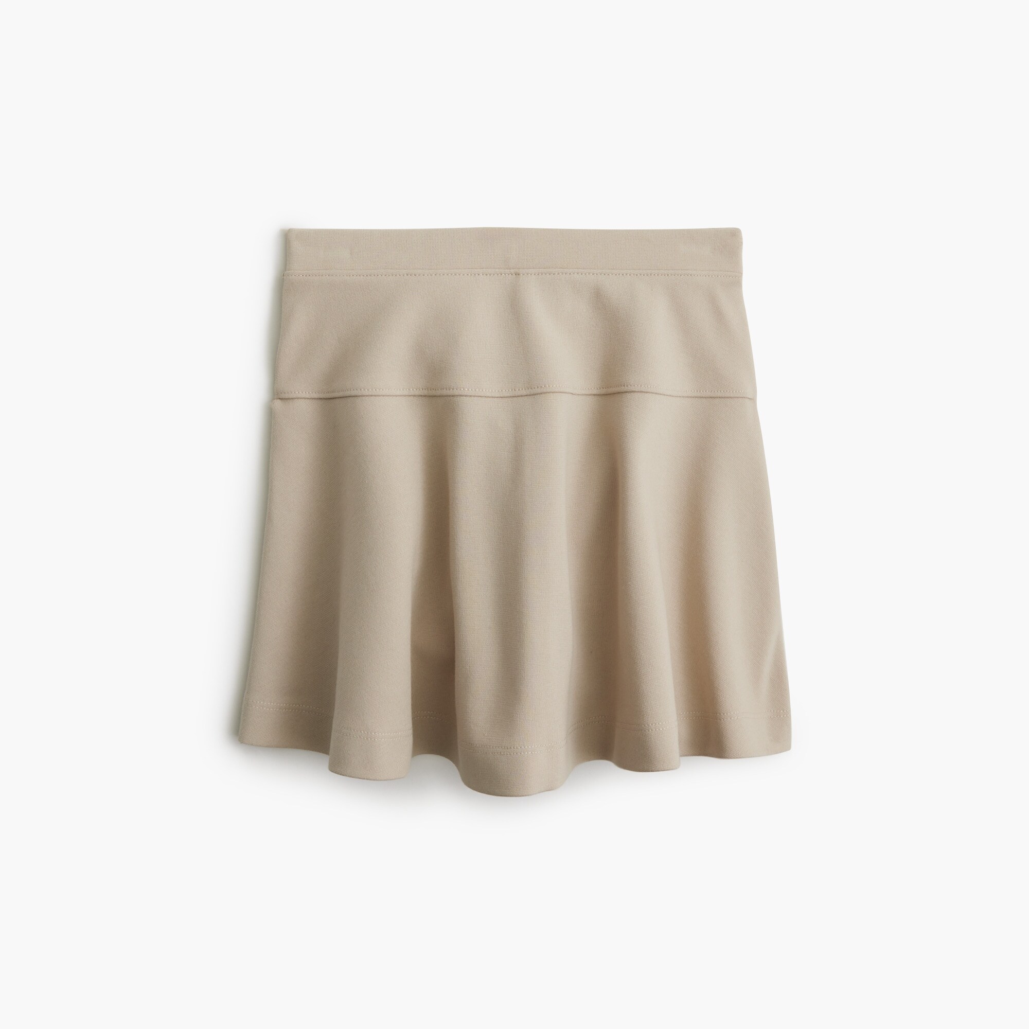 Girls' ponte uniform skort