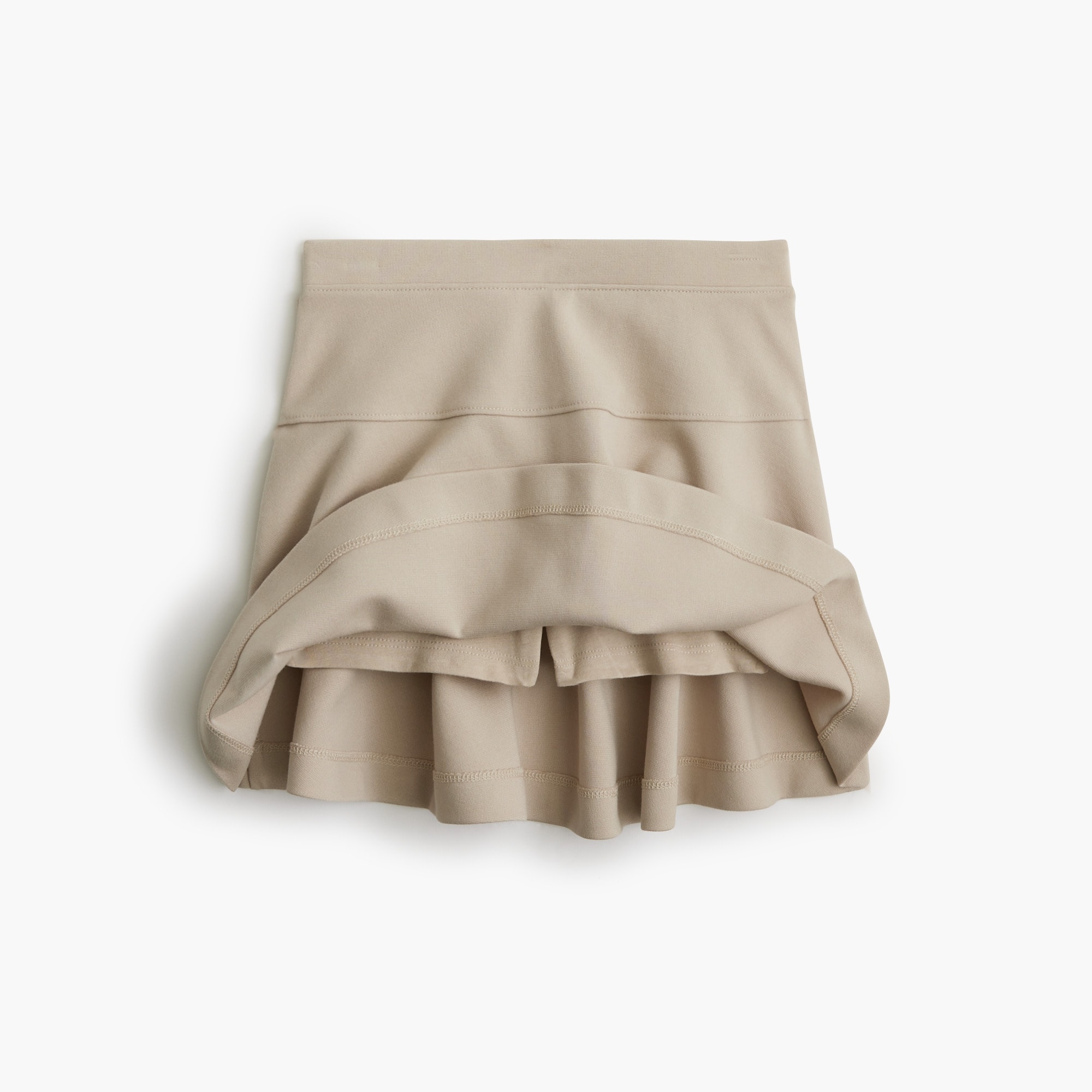 Girls' ponte uniform skort