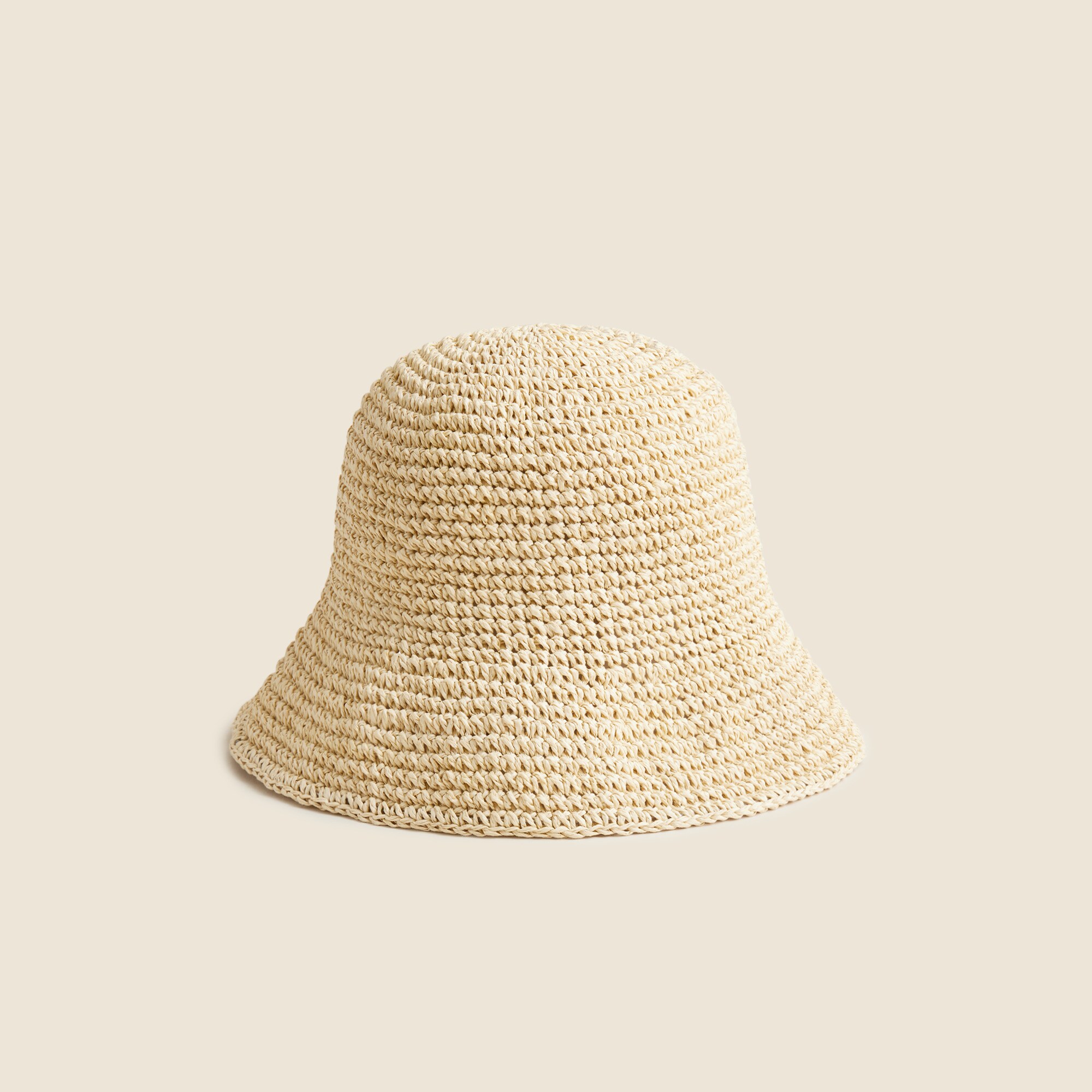 Packable straw hat