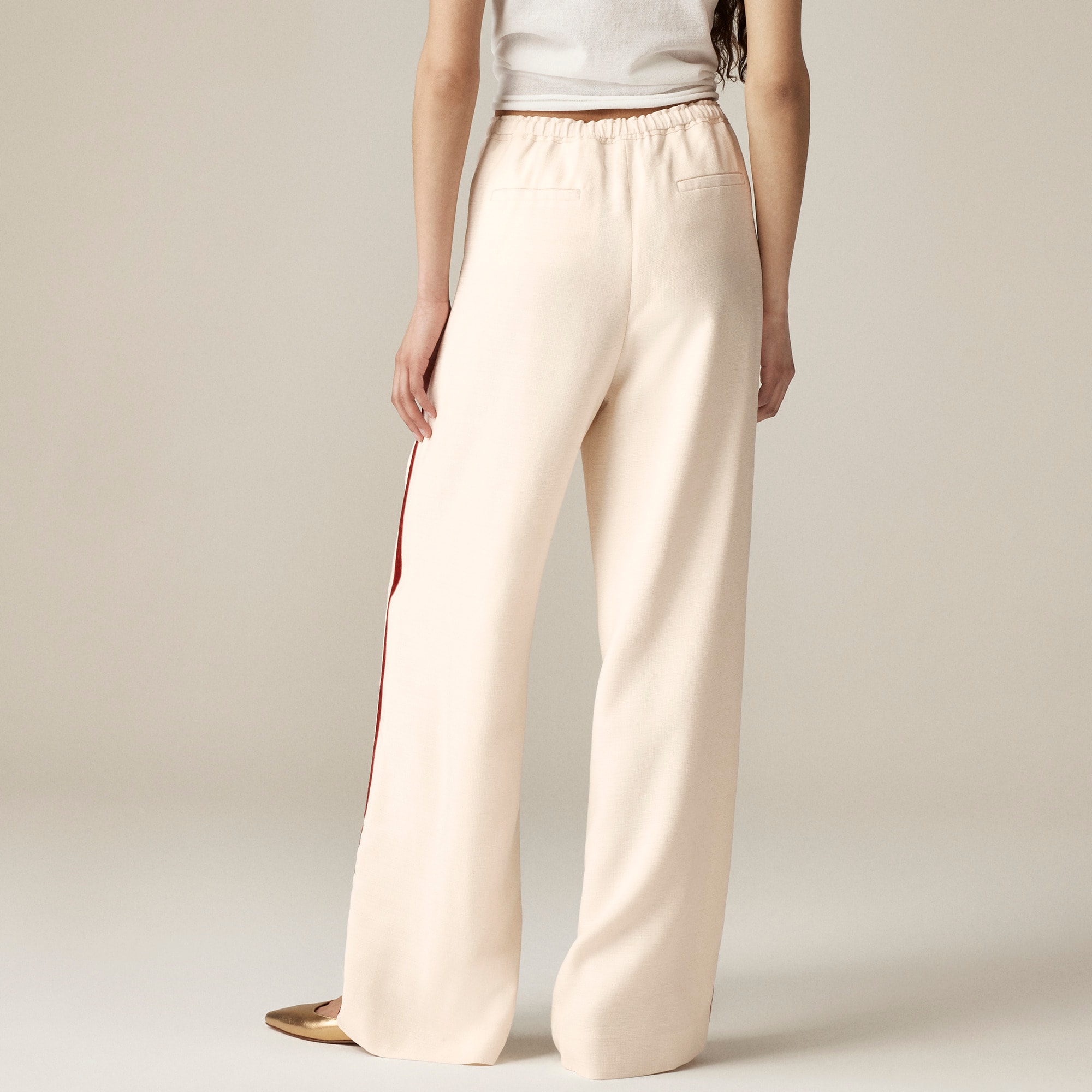 womens Stratus side-stripe pant in luster canvas