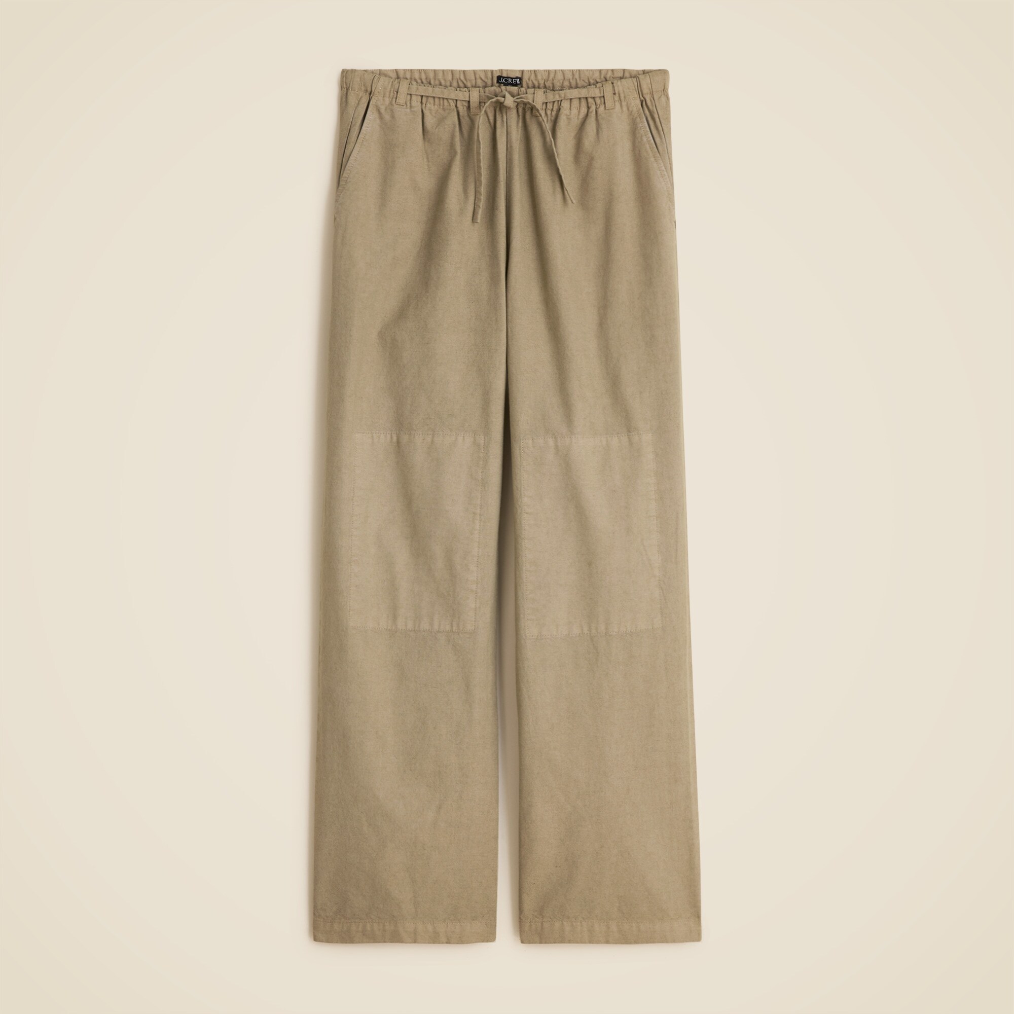 Relaxed utility pant in cotton blend