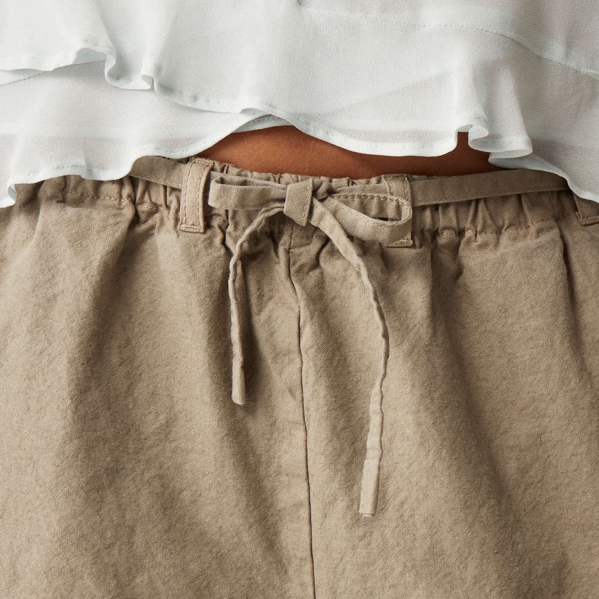 womens Relaxed utility pant in cotton blend
