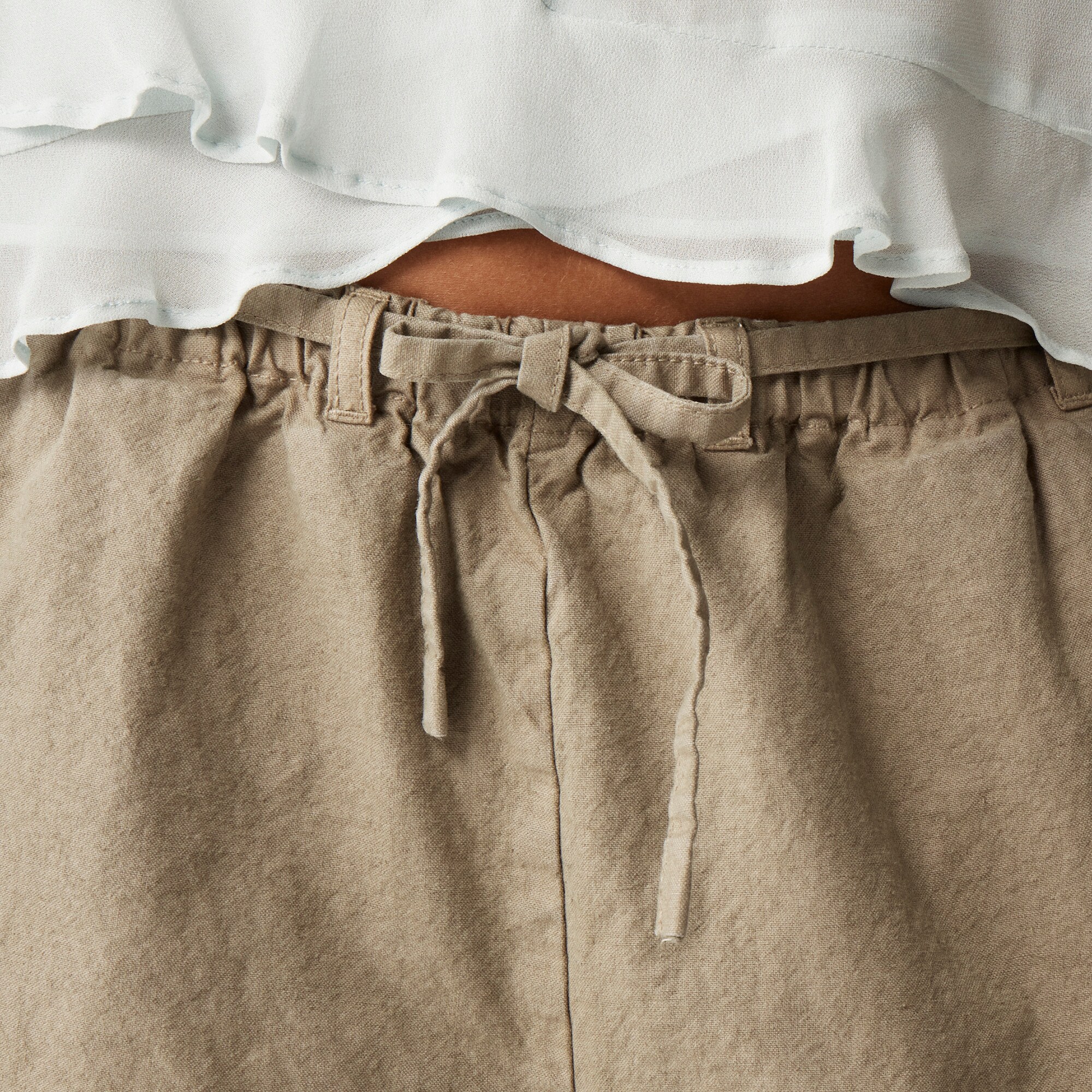 Relaxed utility pant in cotton blend
