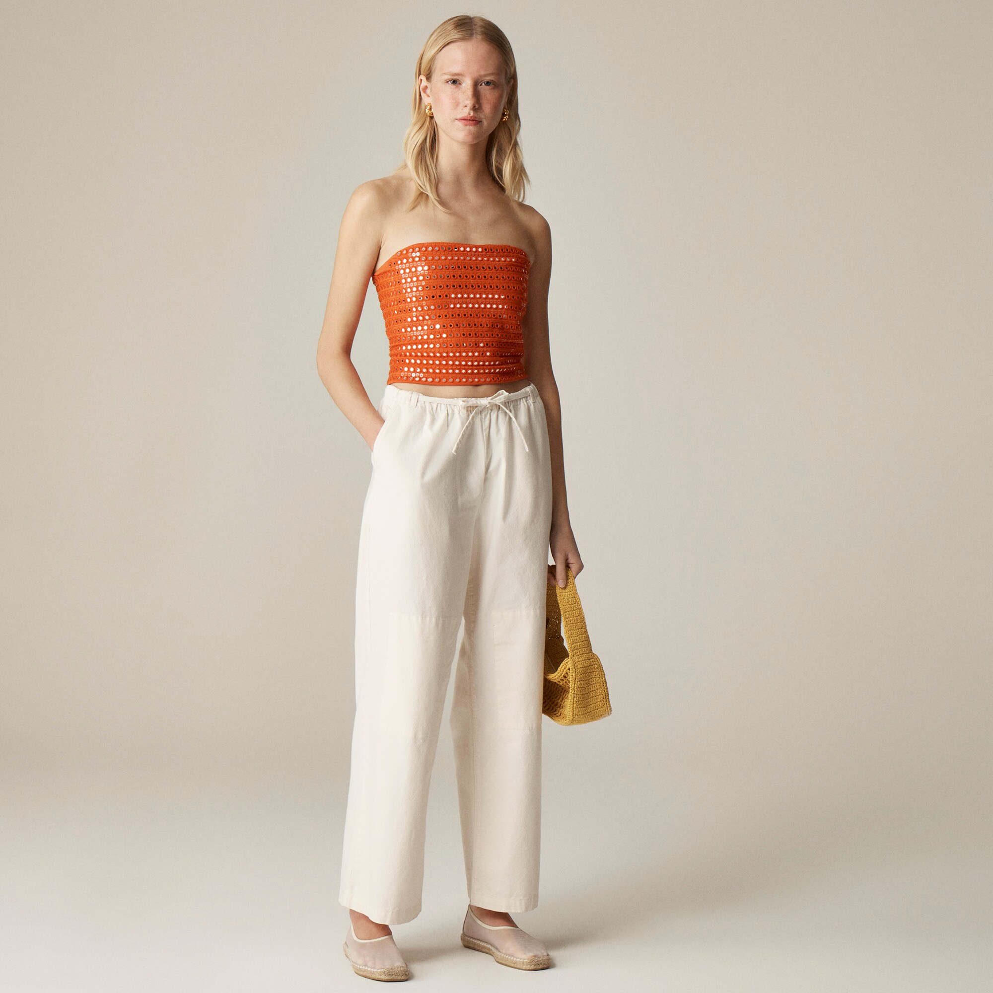  Tall relaxed utility pant in cotton blend