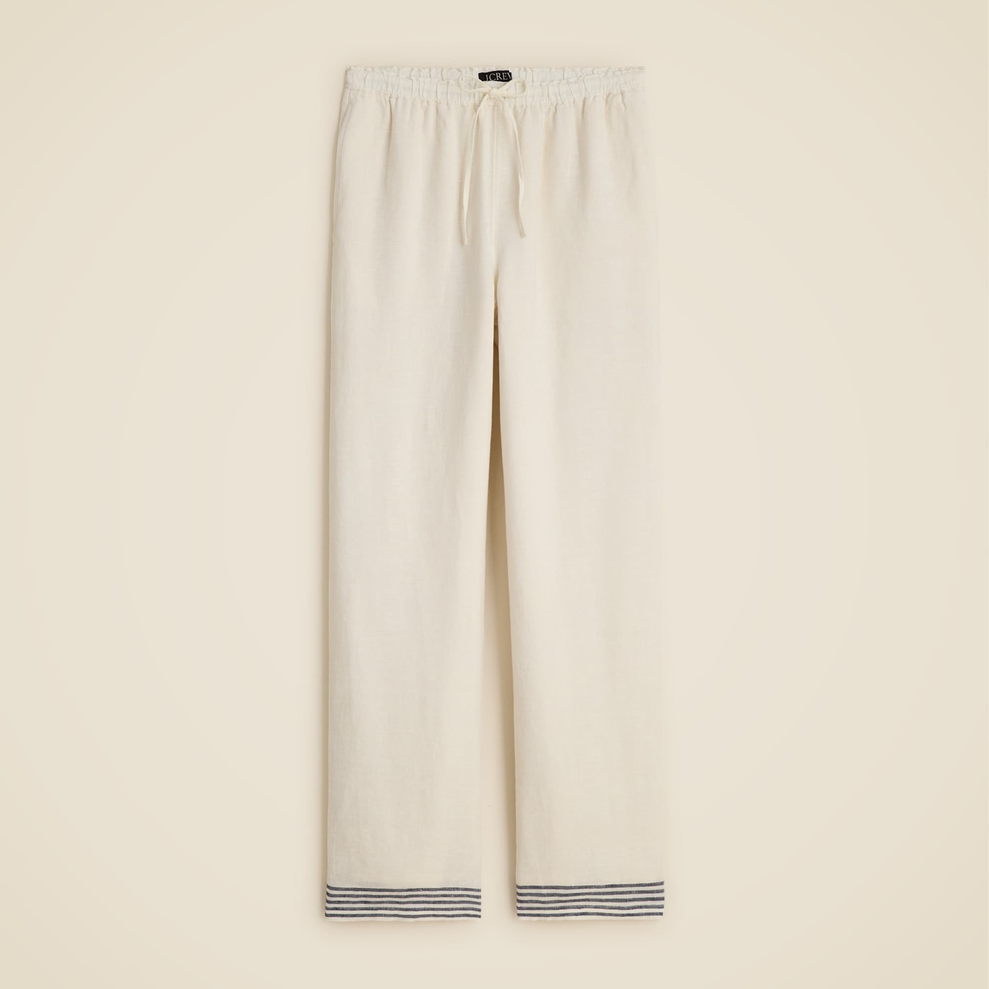 womens New Soleil pant in striped linen