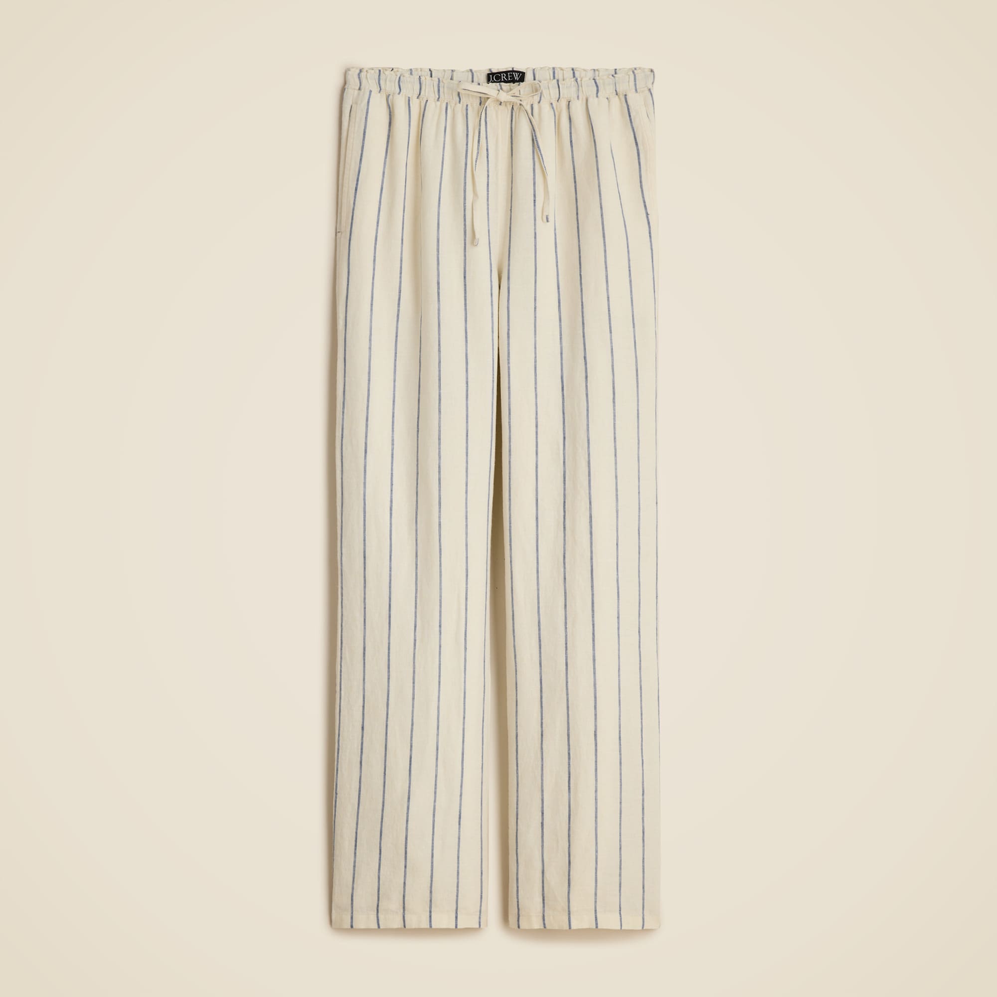 womens New Soleil pant in striped linen
