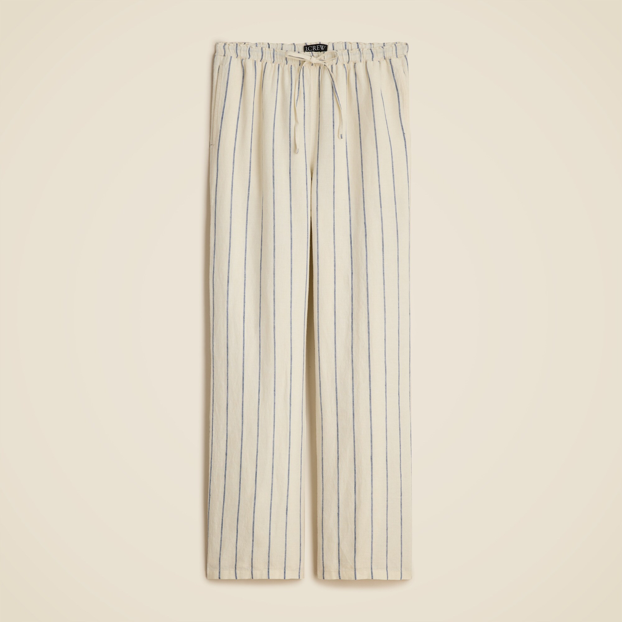 New Soleil pant in striped linen