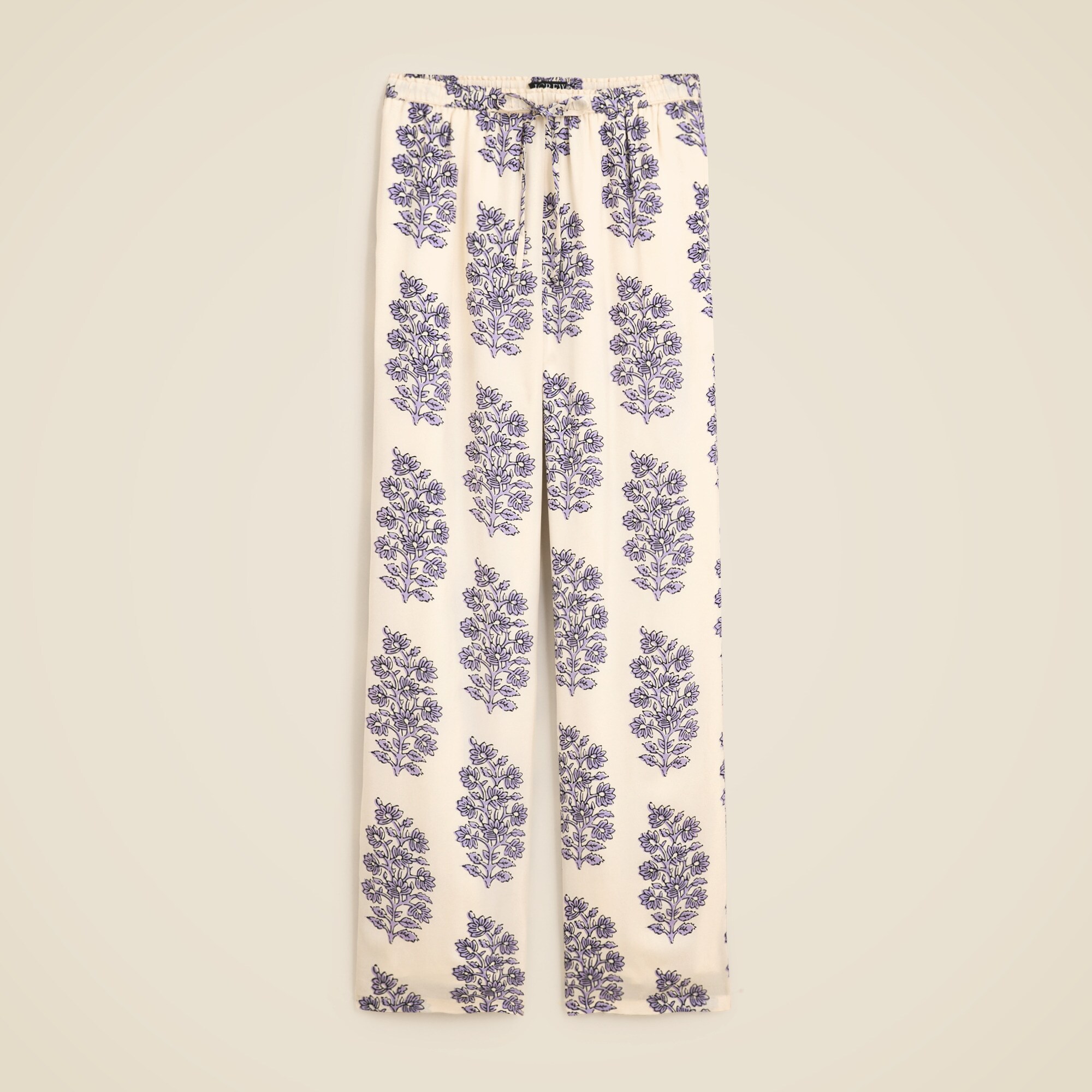 New Soleil Pant In Blooming Lilac Block Print For Women | J.Crew