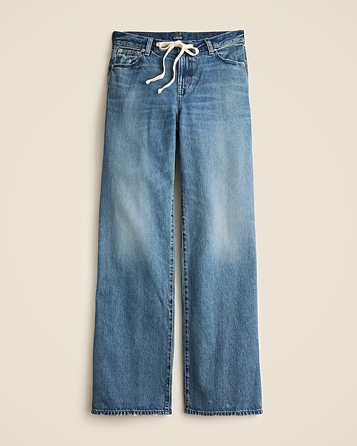 J.Crew: Studded Lower-rise Wide-leg Jean In 1984 Rigid For Women J.Crew: Studded Lower-rise Wide-leg Jean In 1984 Rigid For Women