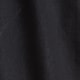 Flutter-sleeve button-up shirt in block-print cotton voile BLACK