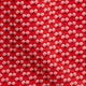 Flutter-sleeve button-up shirt in block-print cotton voile VINTAGE RED