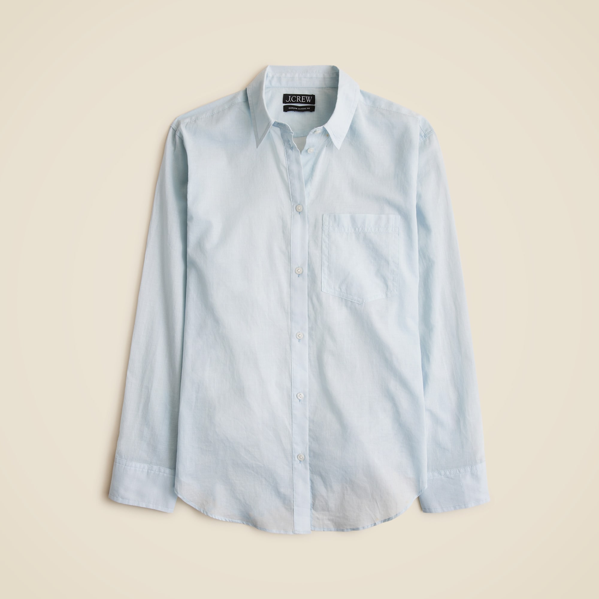 Garçon classic shirt in cotton voile
