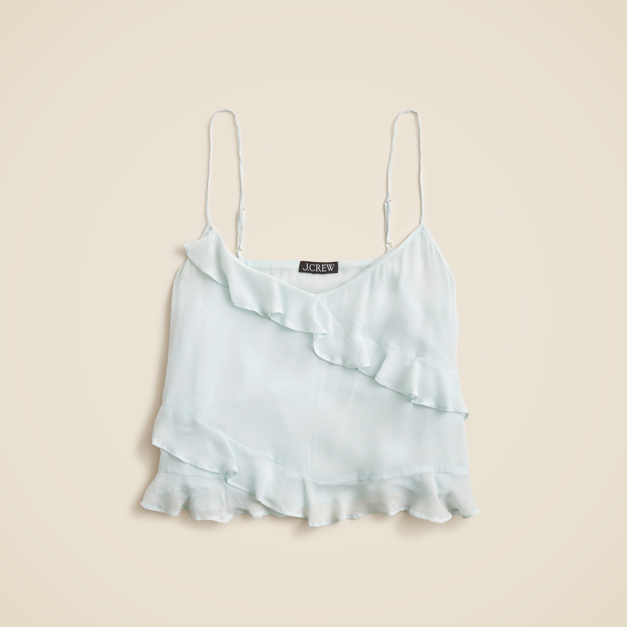 Drapey Ruffle Camisole In Chiffon For Women | J.Crew