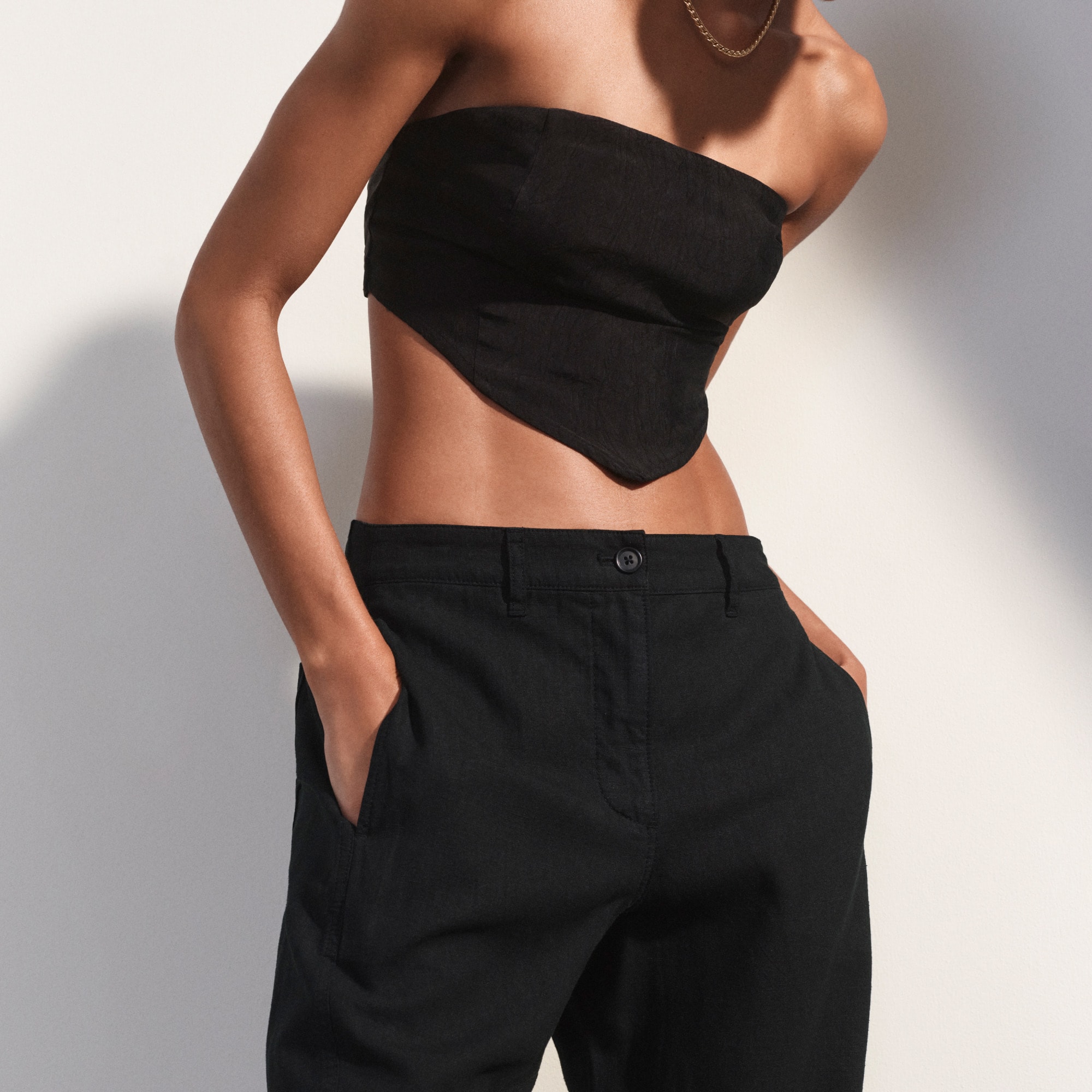 Tie-back Tube Top In Textured Satin For Women | J.Crew