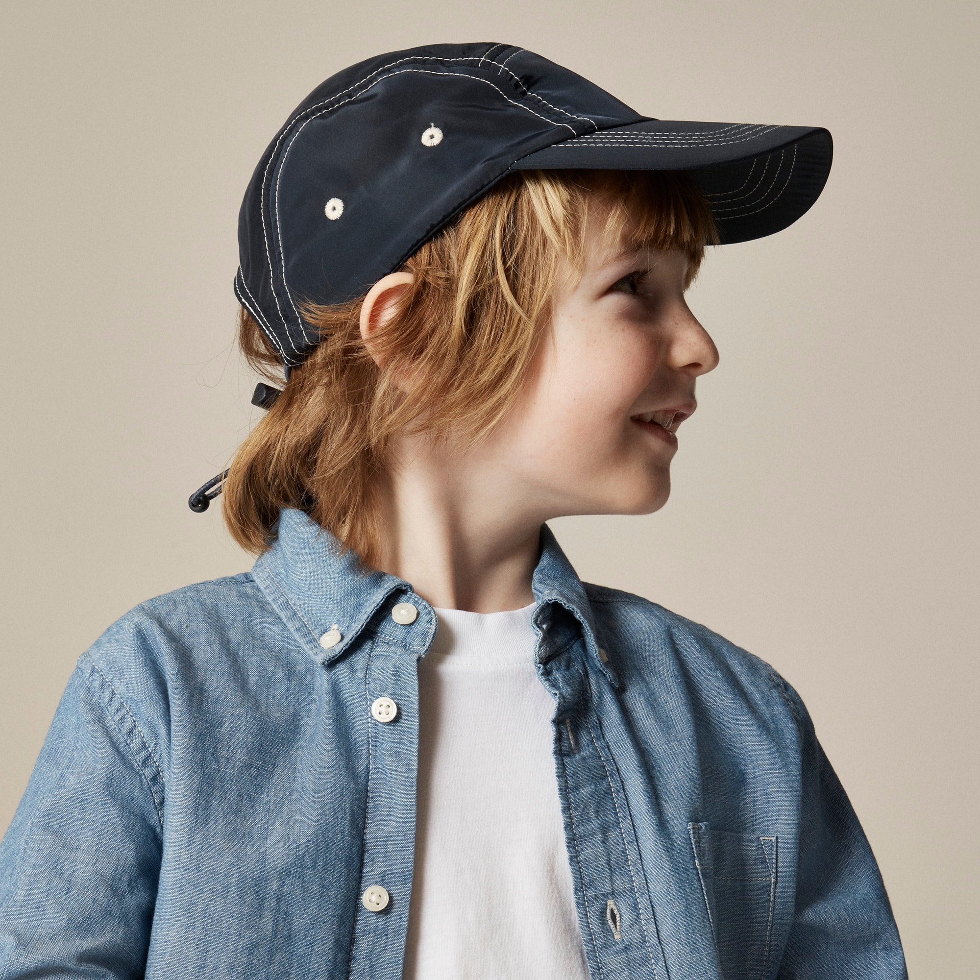 boys Kids' swimsuit hat with UPF 50+