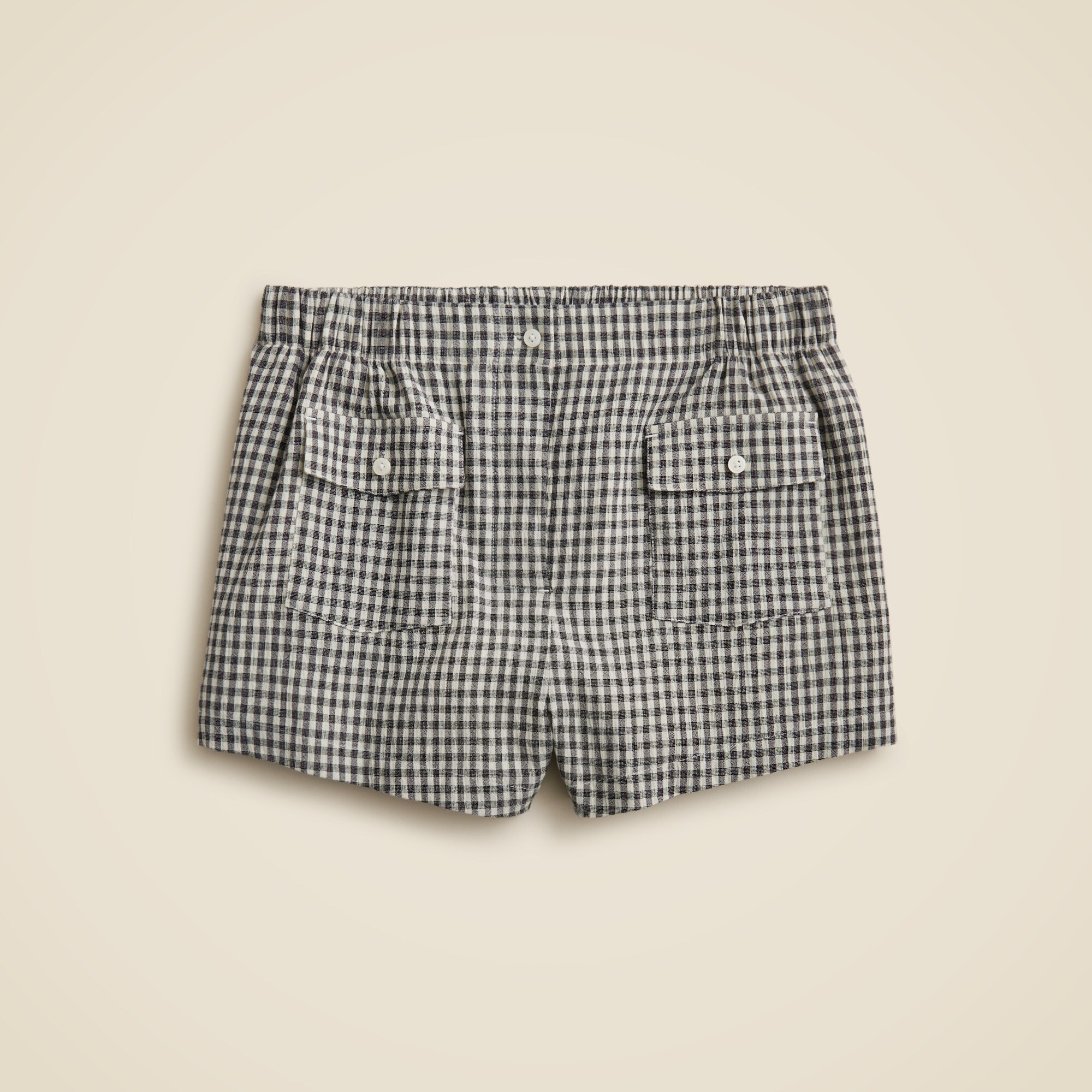 Mini boxer short in gingham