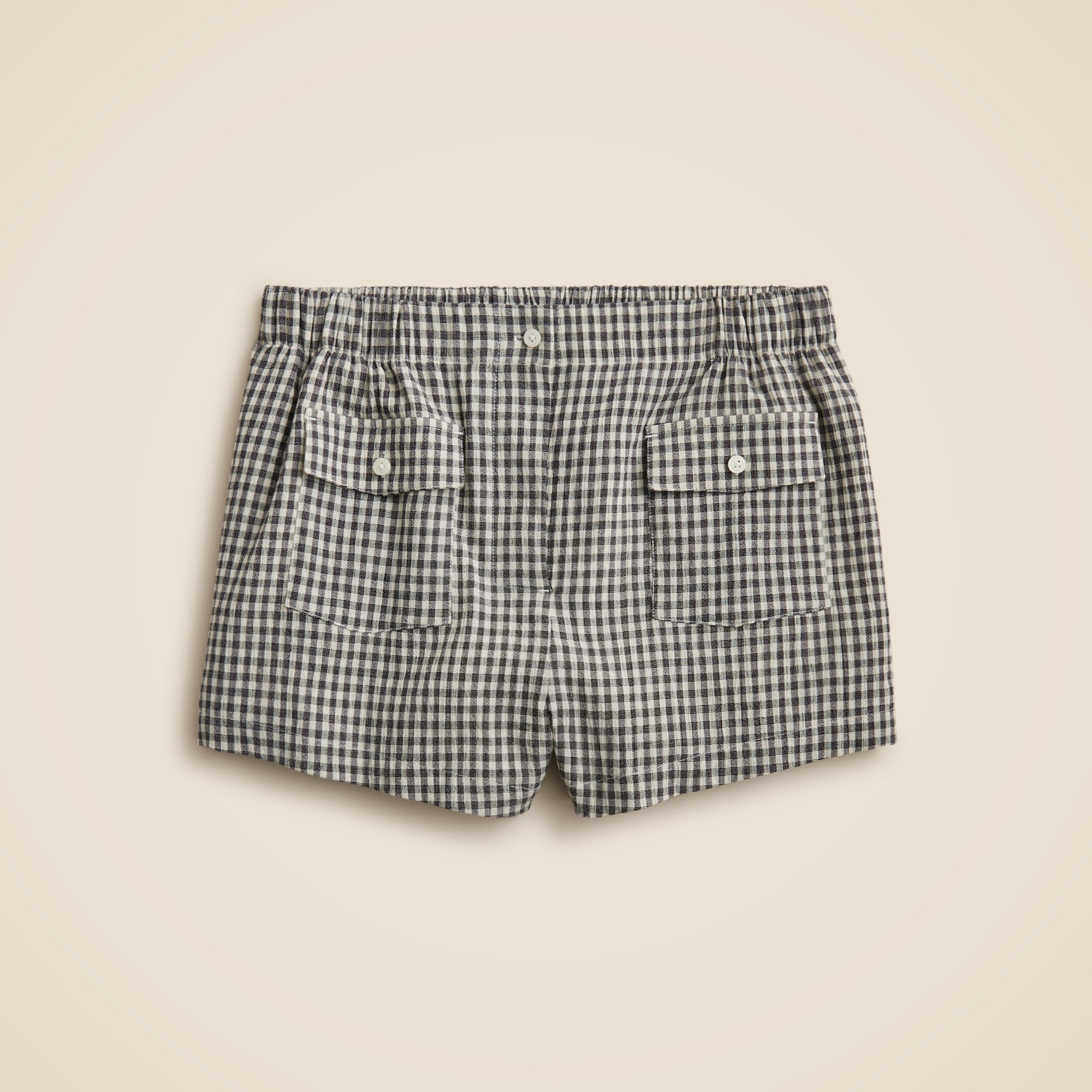 womens Mini boxer short in gingham