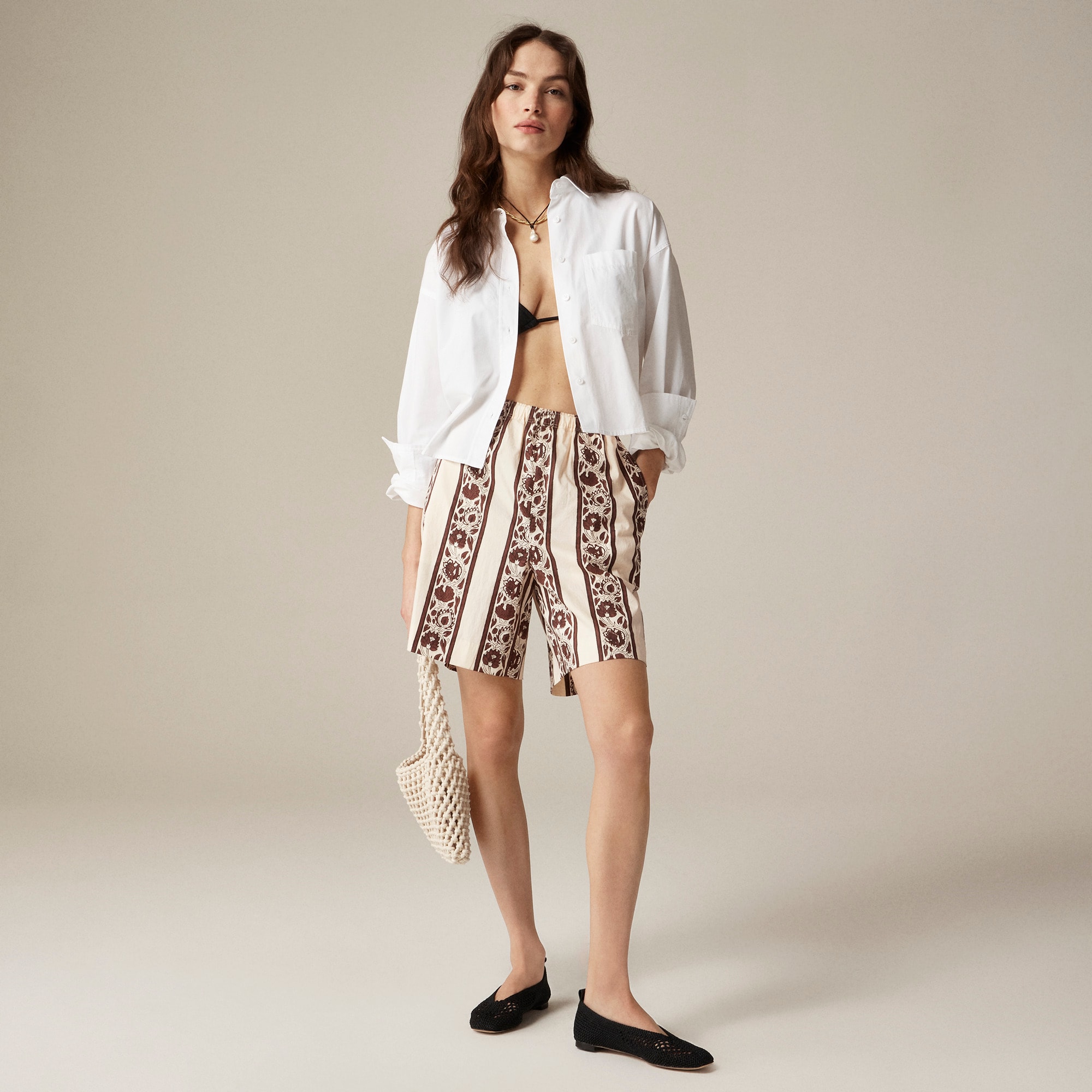 womens SZ Blockprints&trade; X J.Crew Stratus short
