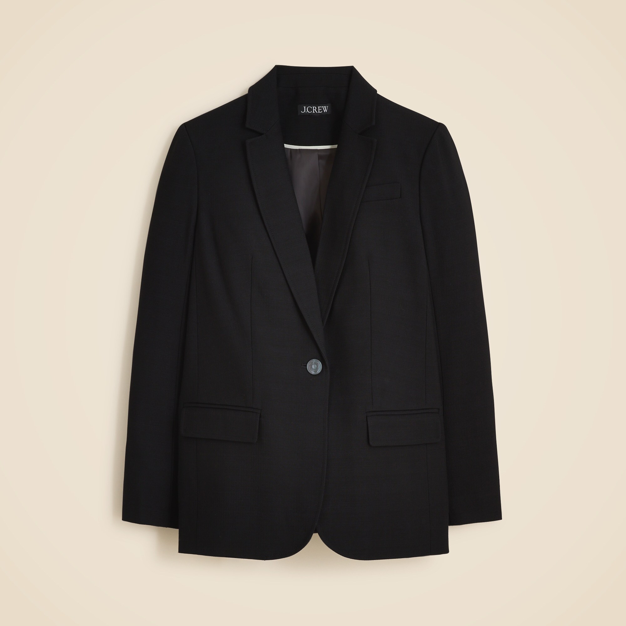Arden blazer in luster canvas