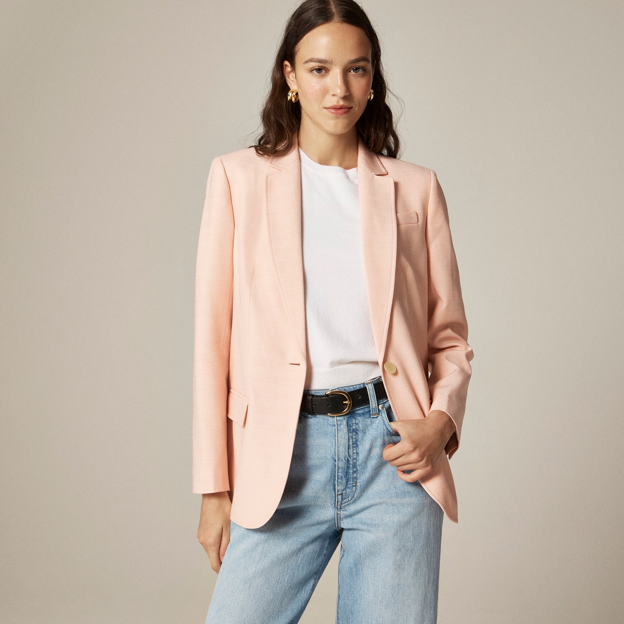  Arden blazer in luster canvas
