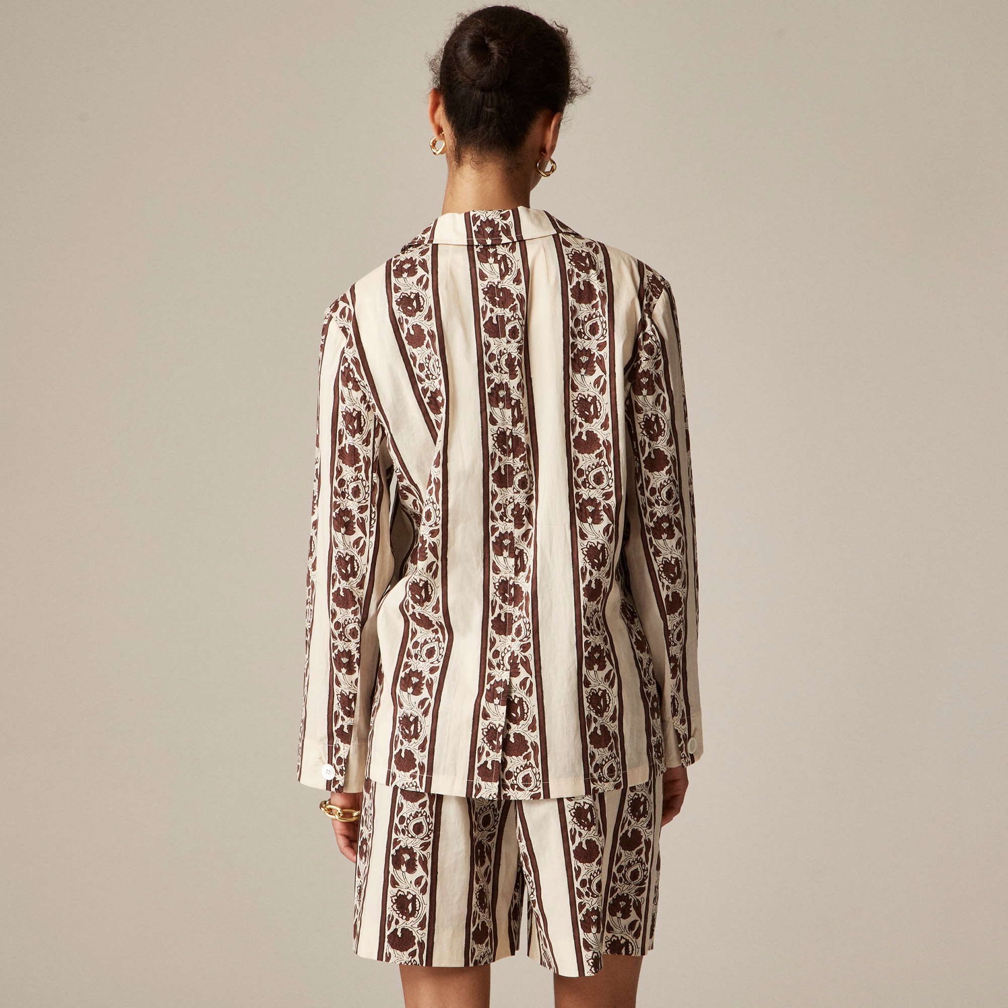 SZ Blockprints™ X J.Crew blazer in cotton lawn