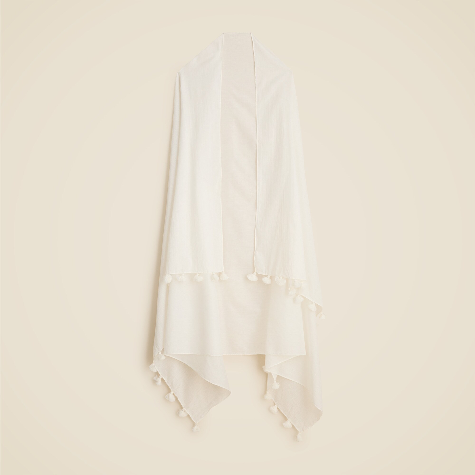 j.crew: cotton sarong with tassels for women