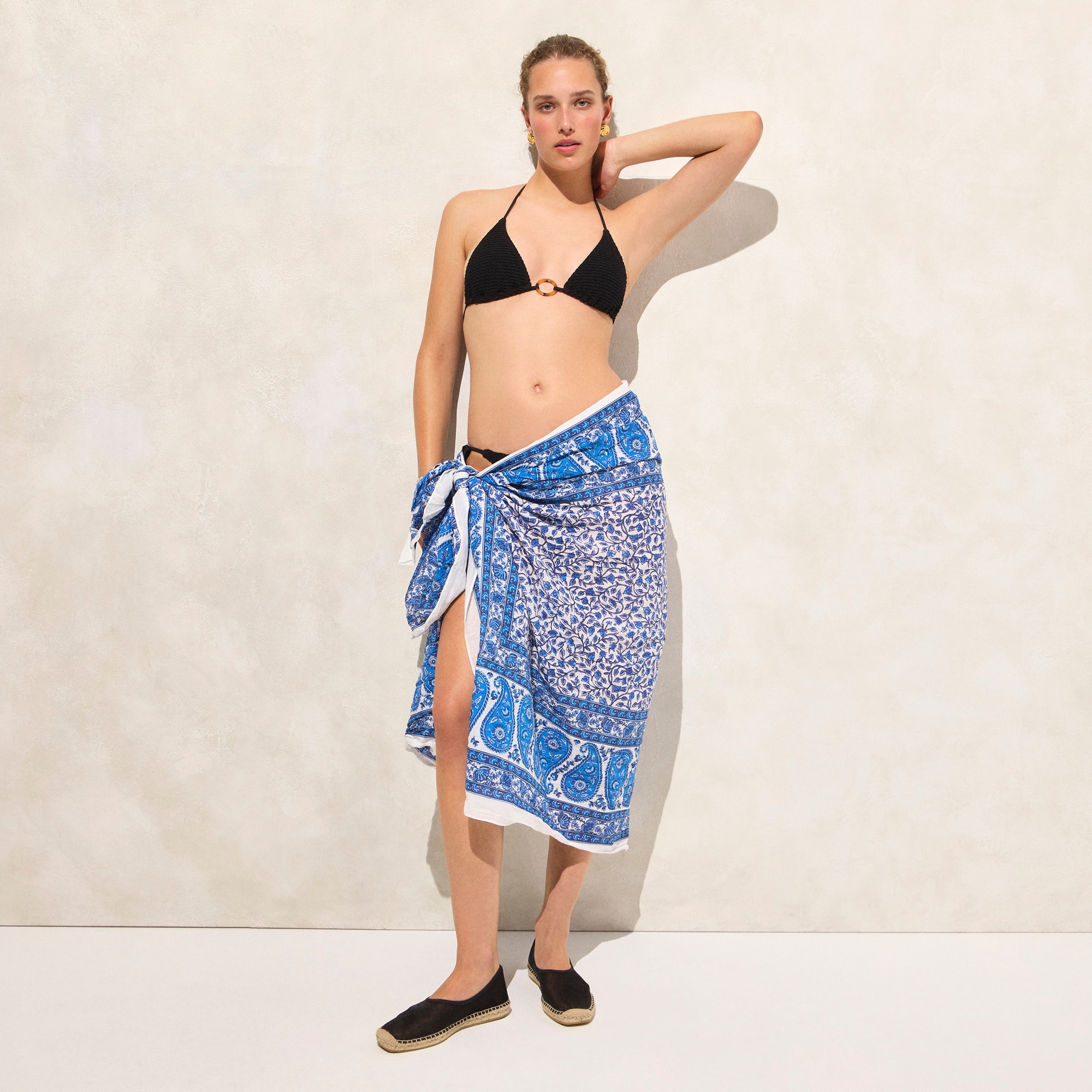 womens Cotton sarong in prints