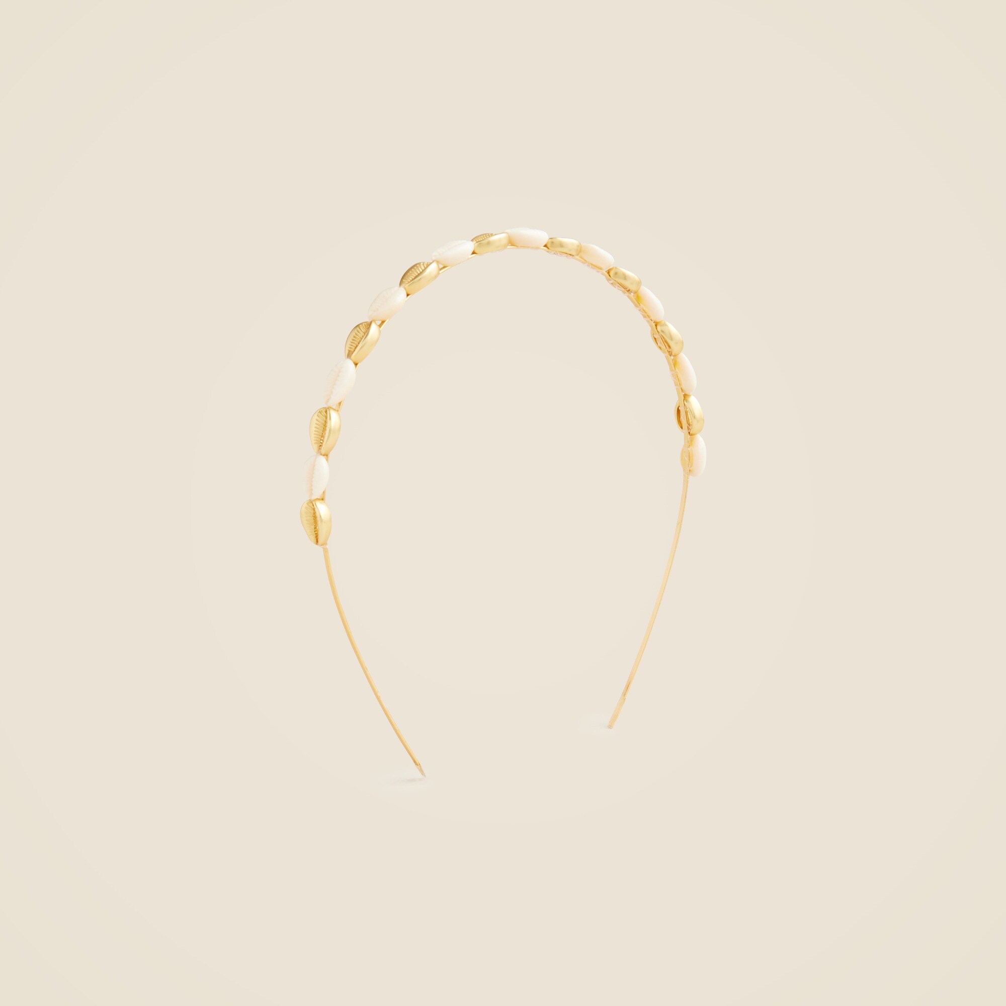 Puka shell headband