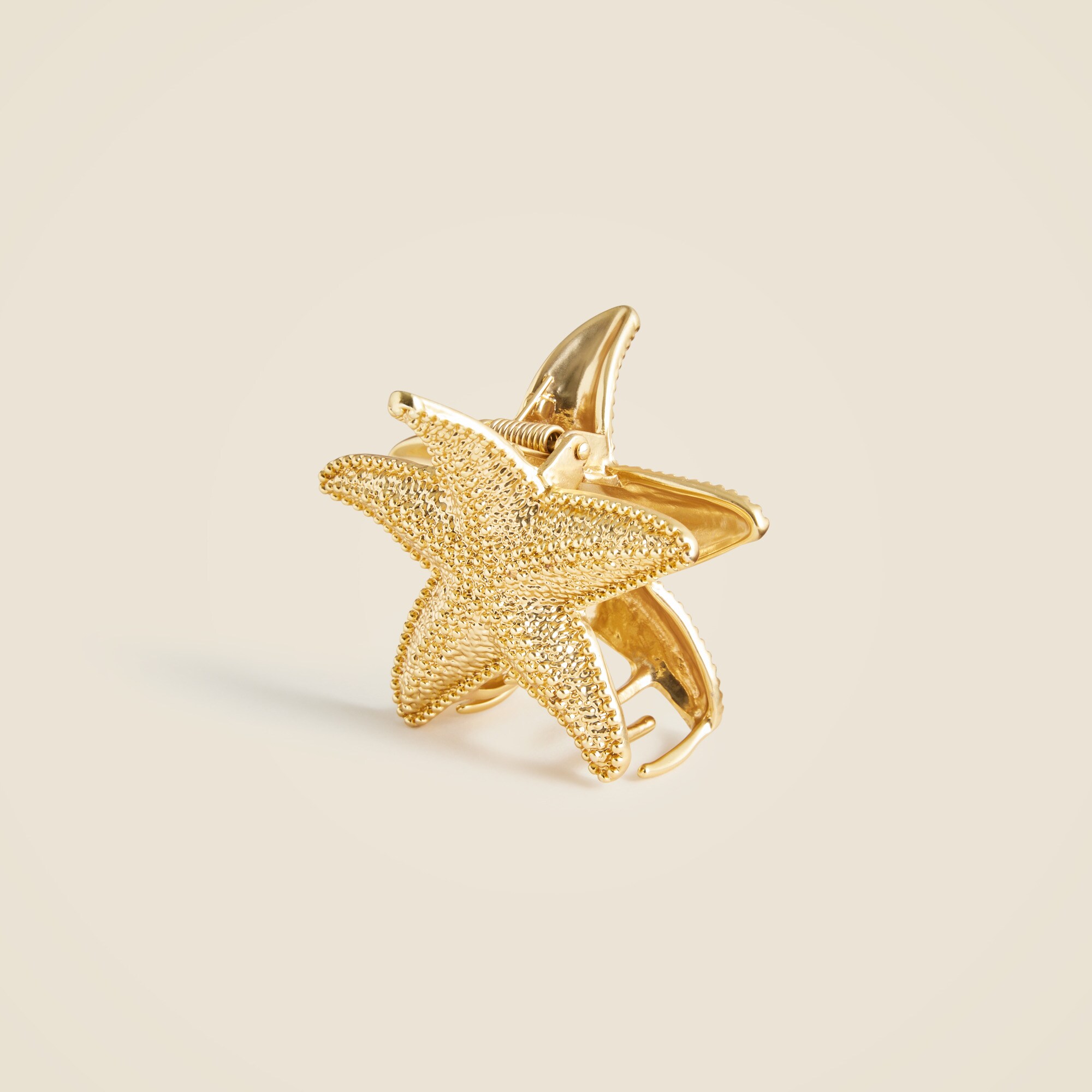 Metallic Starfish Claw Hair Clip For Women | J.Crew display picture 1