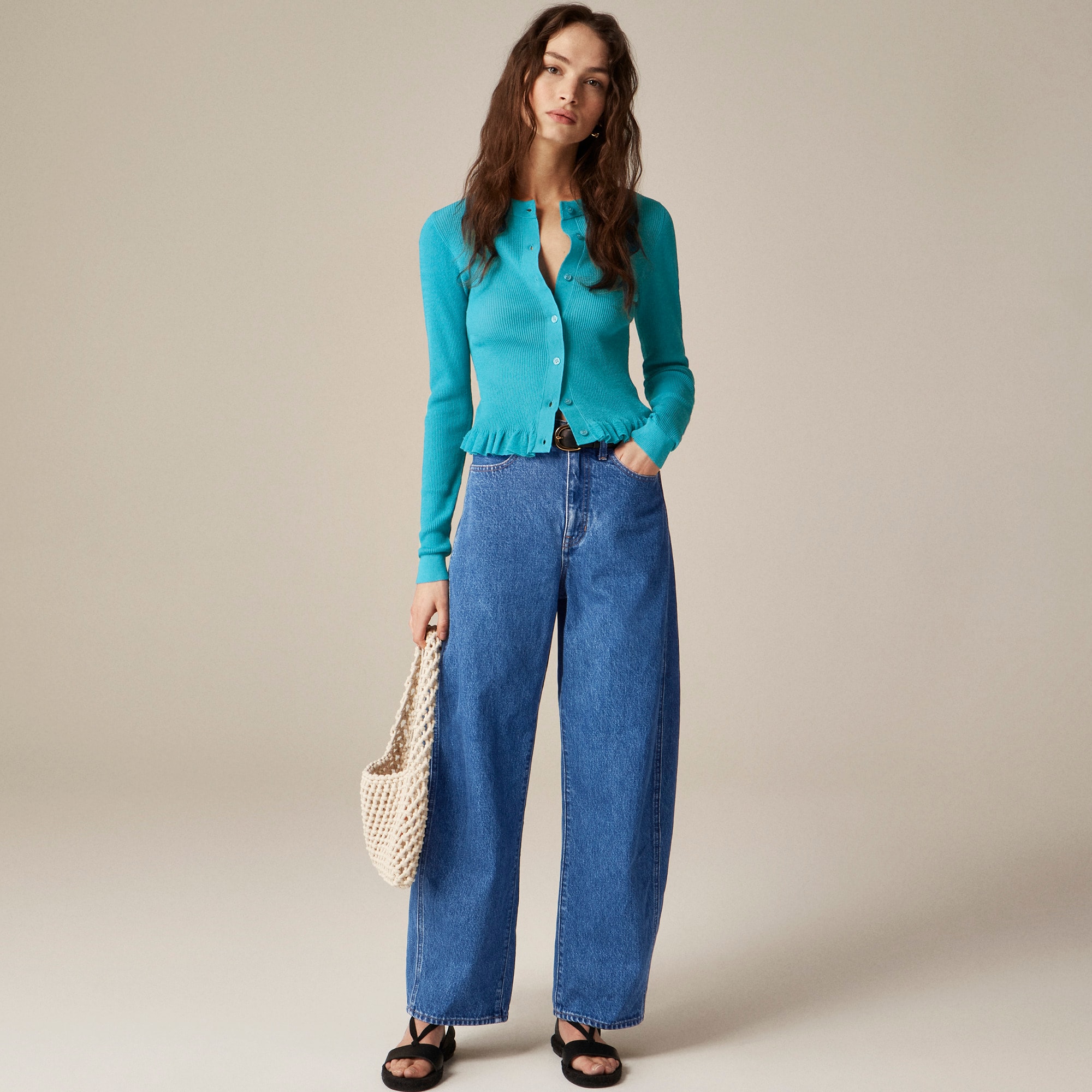 womens Barrel-leg jean